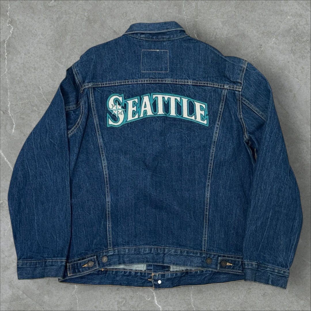 Levi's × MLB Seattle Mariners Levi’s denim jacket size extra large Size US XL / EU 56 / 4 - 2 Thumbnail