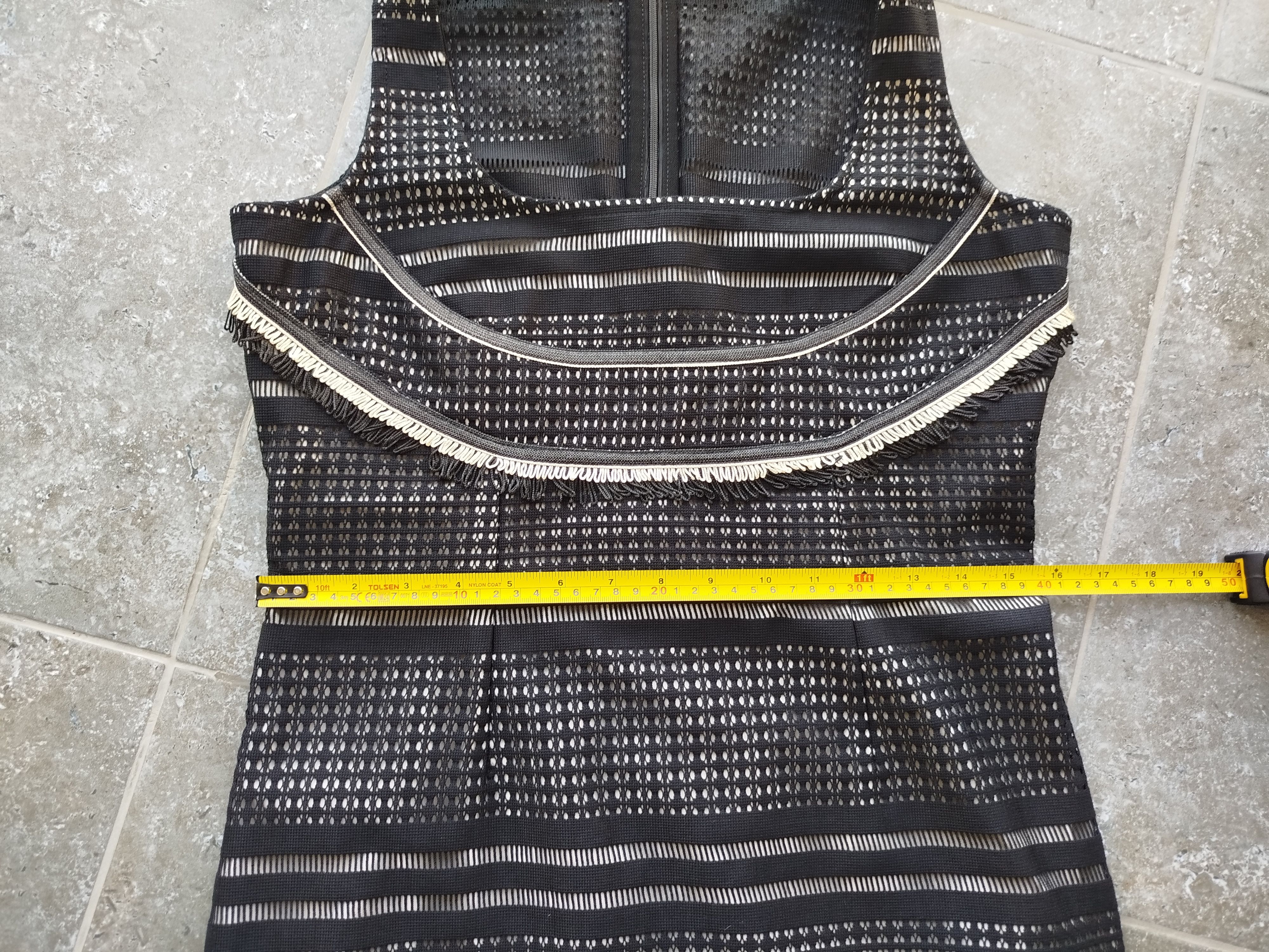 Jean Paul Gaultier Save The Queen Dress Pencil Textured Mesh Zip Size L Size L / US 10 / IT 46 - 13 Thumbnail