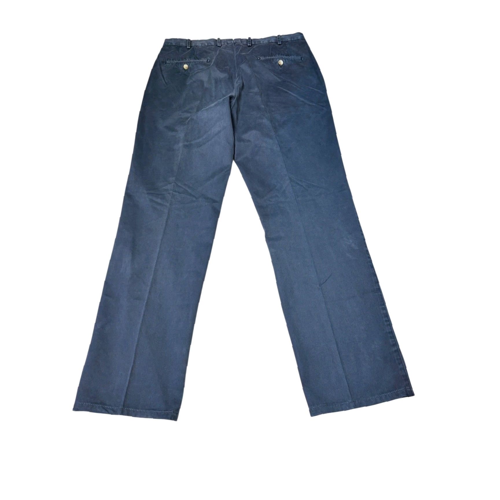 Peter Millar Peter Millar Mens 34X32 Navy Blue Pima Cotton Chino Pants Straight Leg Flat Size US 34 / EU 50 - 7 Thumbnail