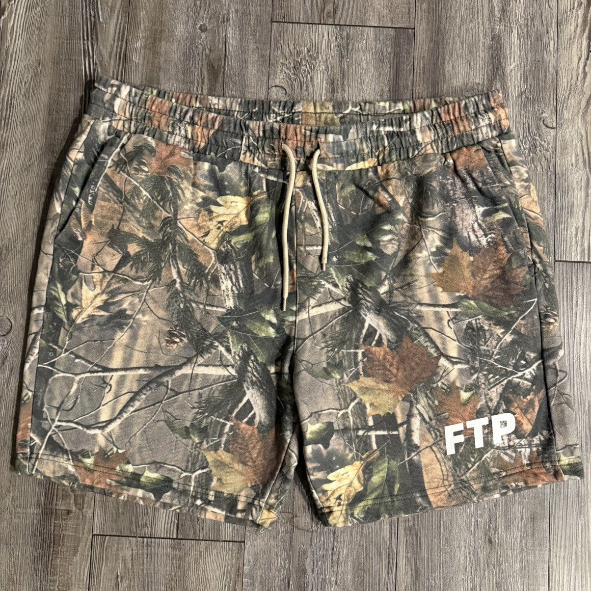 Fuck The Population FTP Logo Shorts Tree Camo | Grailed