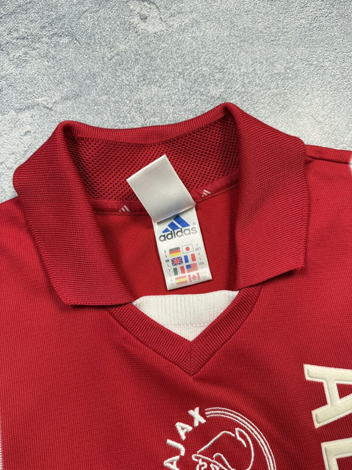Adidas Adidas Ajax 2007/08 Vintage Home Kit Soccer Jersey Shirt Size US L / EU 52-54 / 3 - 7 Thumbnail