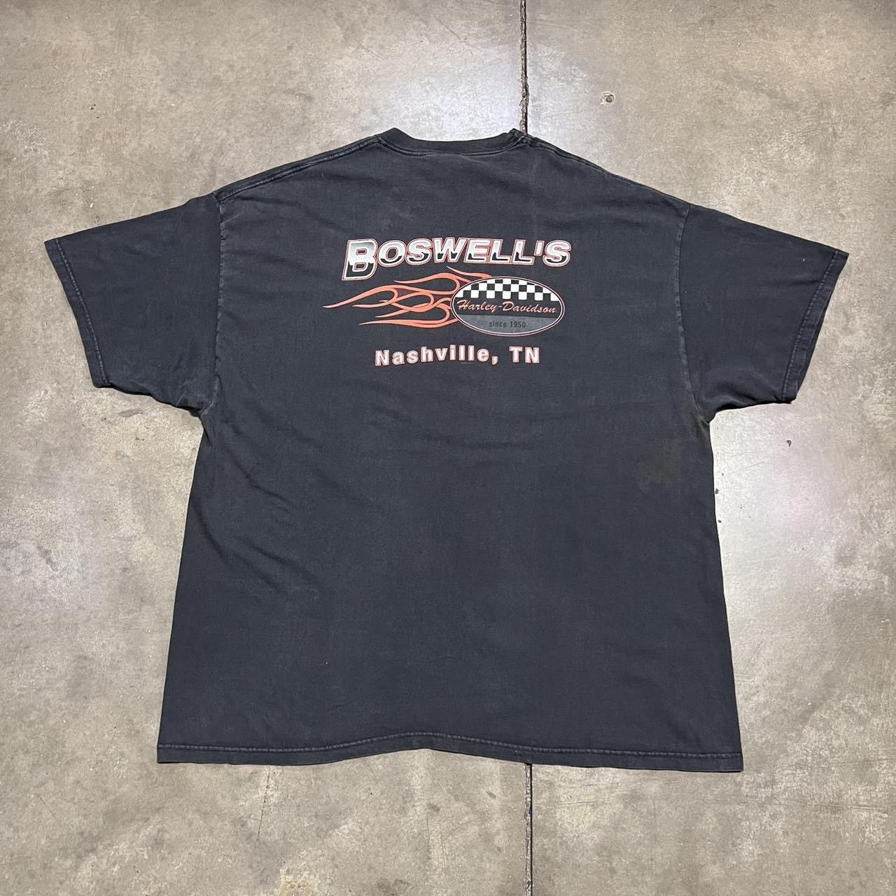Harley Davidson Vintage Harley Davidson Biker T shirt Attitude Nashville Size US XXL / EU 58 / 5 - 5 Thumbnail