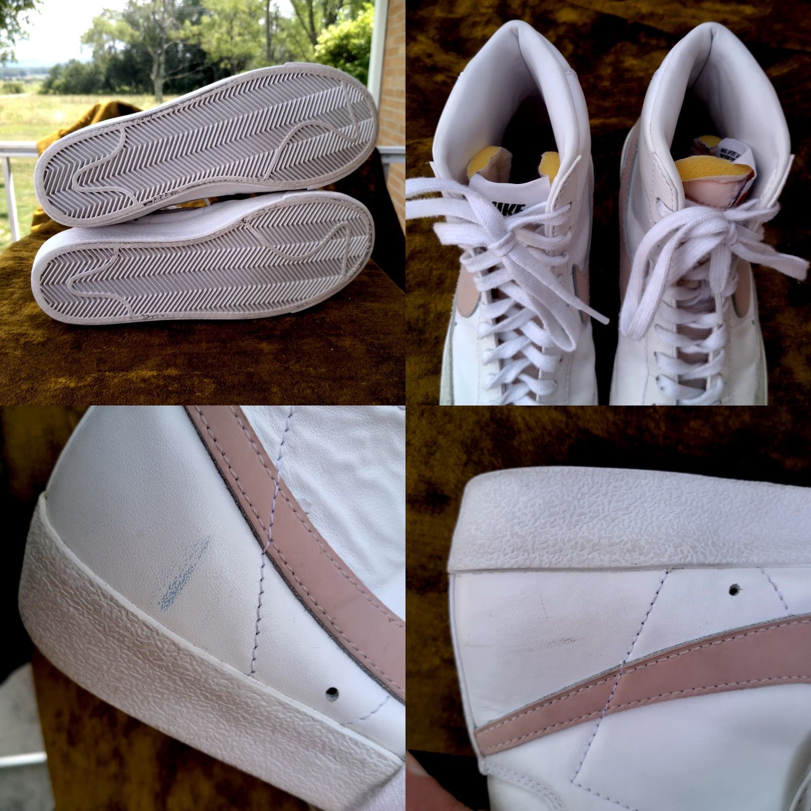 Nike Nike Blazer Mid Sneaker Women 7.5 White Pink CZ1055-118 - Classic Sports Comfort Activewear Casual Shoes Size S / US 4 / IT 40 - 8 Thumbnail