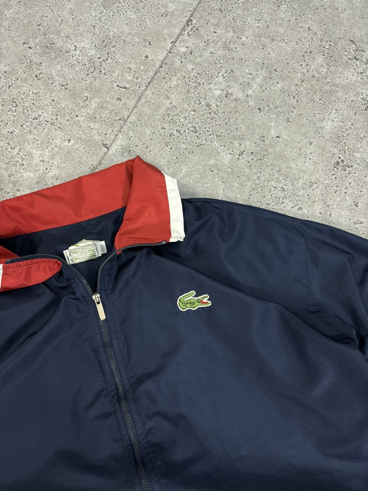 Lacoste × Vintage 2000s Lacoste Boxy Windbreaker Big Logo Old Money Gorpcore Size US M / EU 48-50 / 2 - 4 Thumbnail