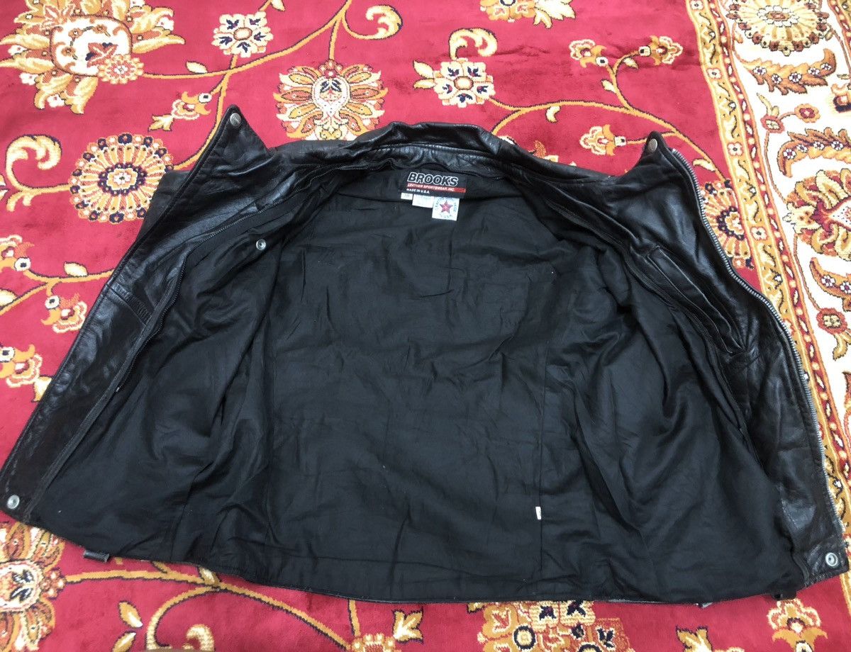 Brooks BROOKS LEATHER MOTORCYCLE JACKET Size US S / EU 44-46 / 1 - 7 Thumbnail