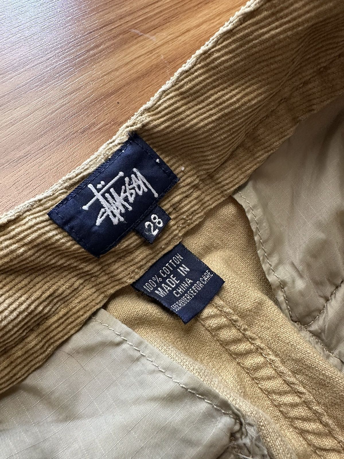 Stussy 1990-Stüssy 3D Cargos Made in China Corduroys Cargo Pant Size US 29 - 6 Thumbnail