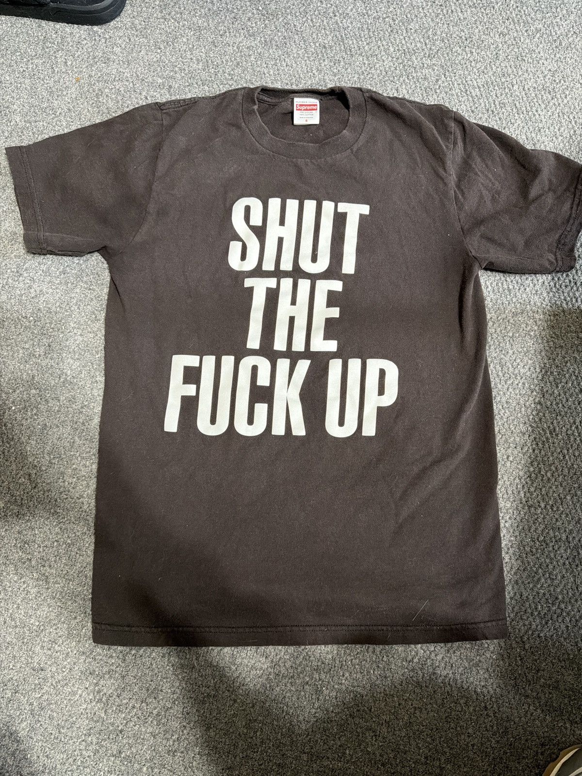 Number (N)ine × Supreme Supreme x Number Nine Shut Up Tee | Grailed