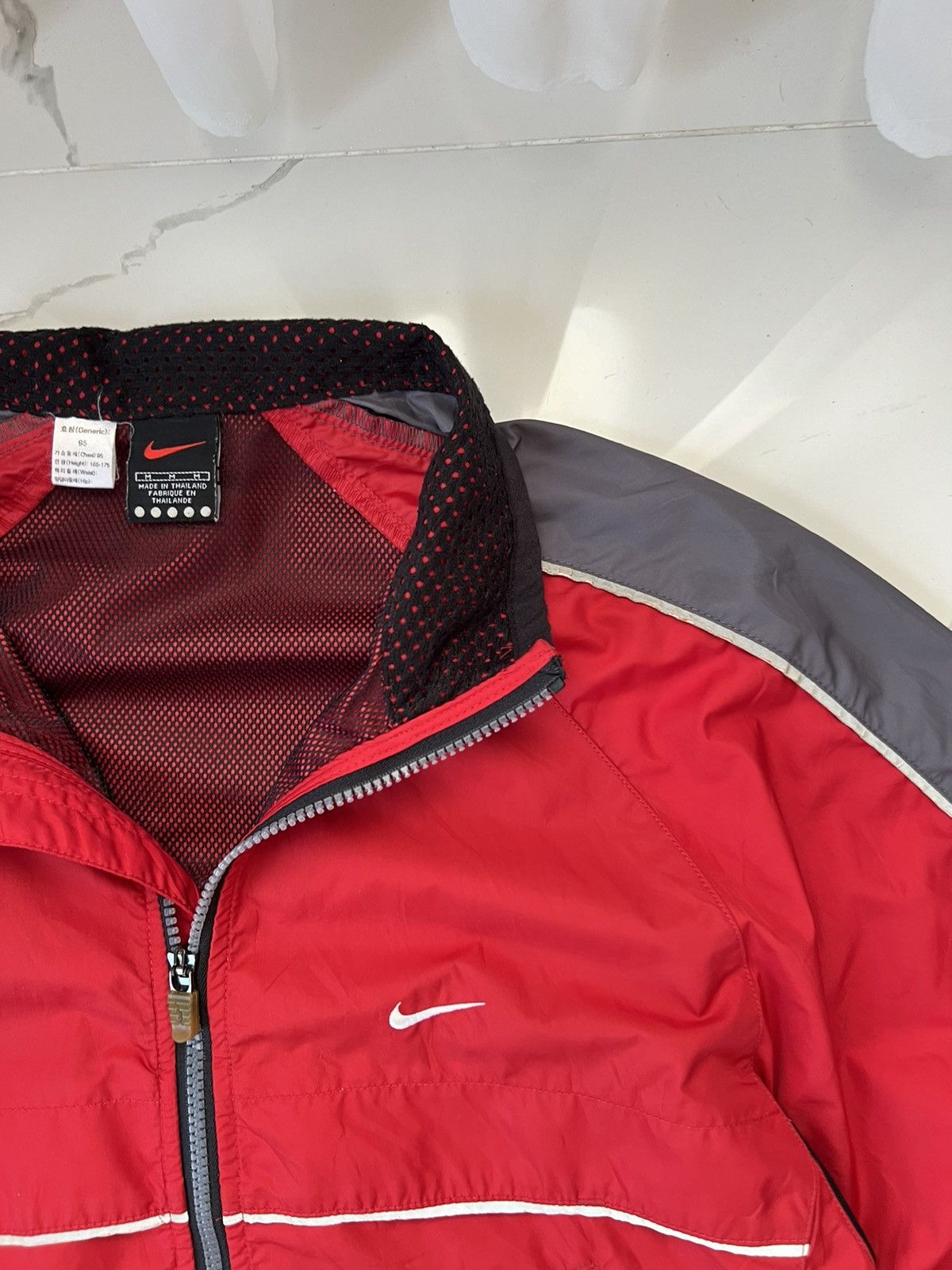 Nike × Vintage 90's NIKE ALPHA RETRO RARE Y2K TRACK JACKET SWOOSH LOGO Size US M / EU 48-50 / 2 - 4 Thumbnail