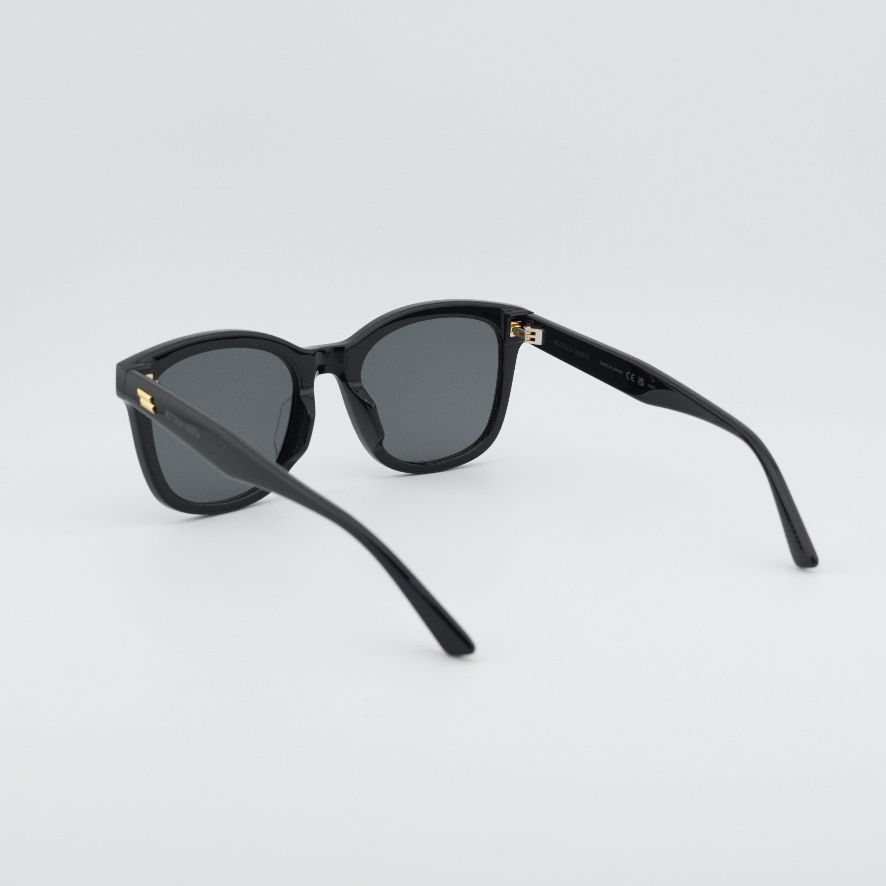 Bottega Veneta Bottega Veneta BV1080SK 001 Unisex Sunglasses Black Square Size ONE SIZE - 4 Thumbnail
