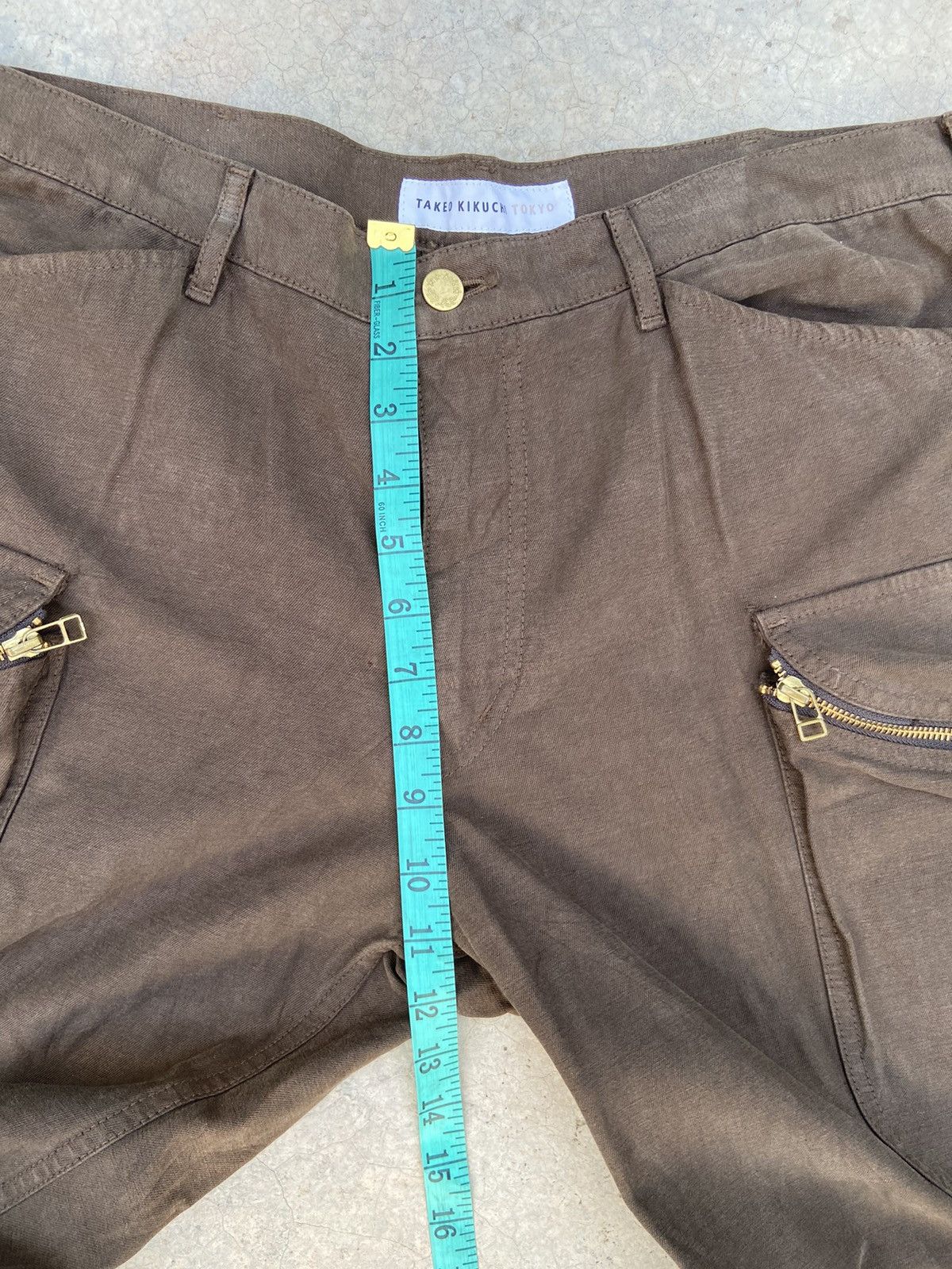 Japanese Brand Takeo kikuchi cargo pants sun faded Size US 34 / EU 50 - 11 Thumbnail
