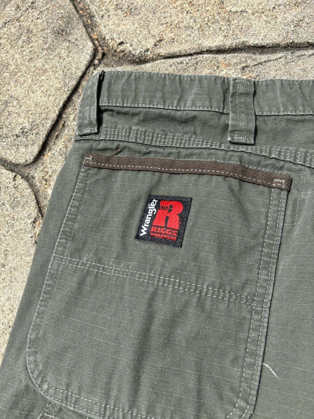 Vintage × Wrangler Y2K Wrangler Riggs Carhartt Style Workwear Pants Size US 42 / EU 58 - 6 Thumbnail