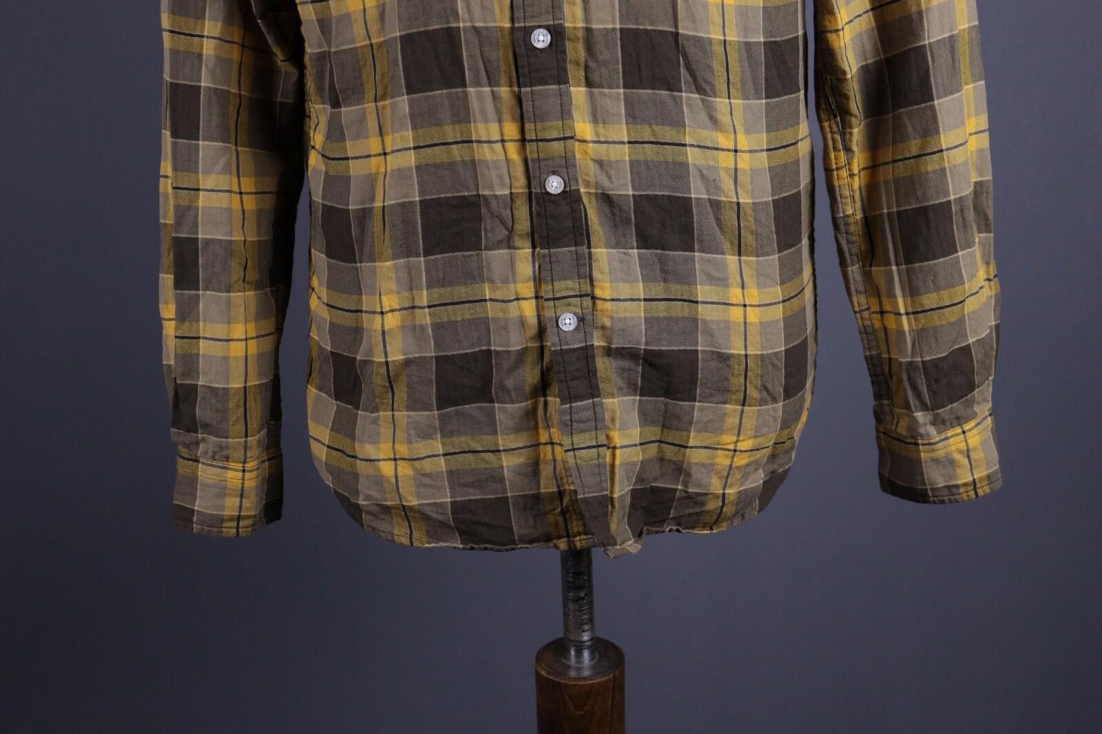 Edwin EDWIN Standart Brown Check Flannel Long Sleeve Shirt Size M Size US M / EU 48-50 / 2 - 3 Thumbnail