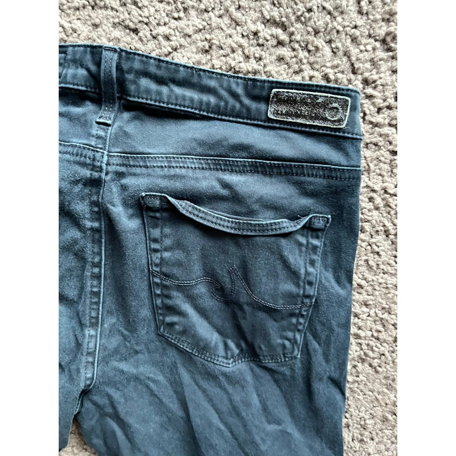 Vintage VINTAGE AG Adriano Goldschmied The Prima Mid-Rise Cigarette Jeans Women 28 Blue Slim Fit Size 28" / US 6 / IT 42 - 6 Thumbnail
