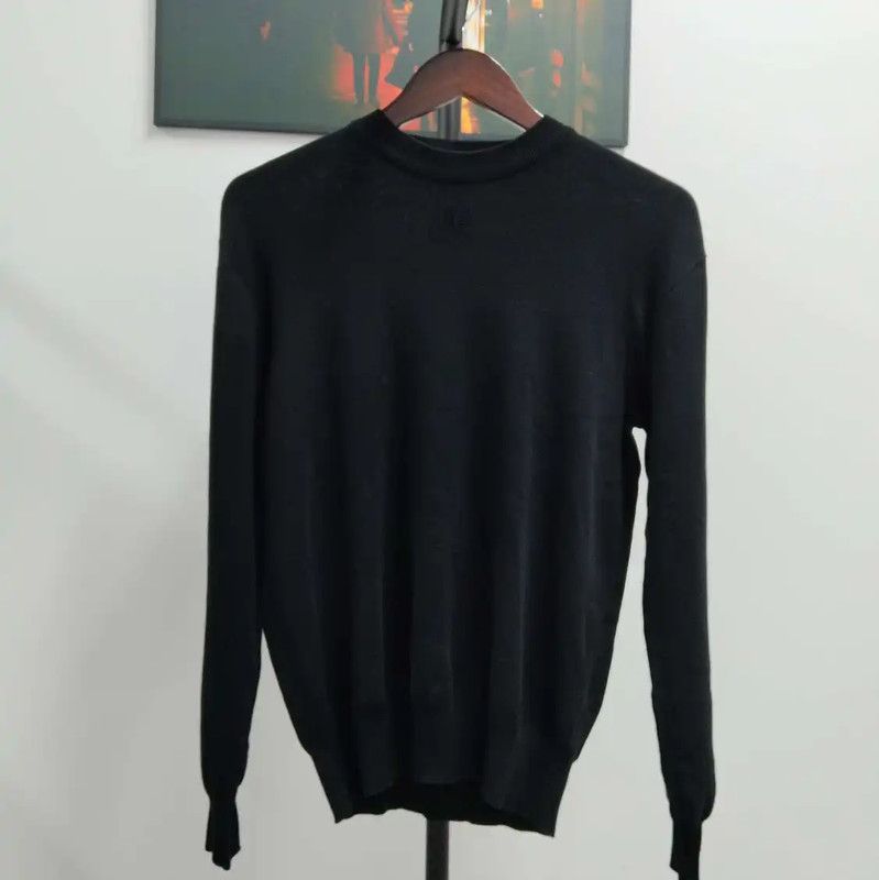 Givenchy Givenchy Black Long Sleeve Knit Sweater 0089 Size US S / EU 44-46 / 1 - 1 Thumbnail