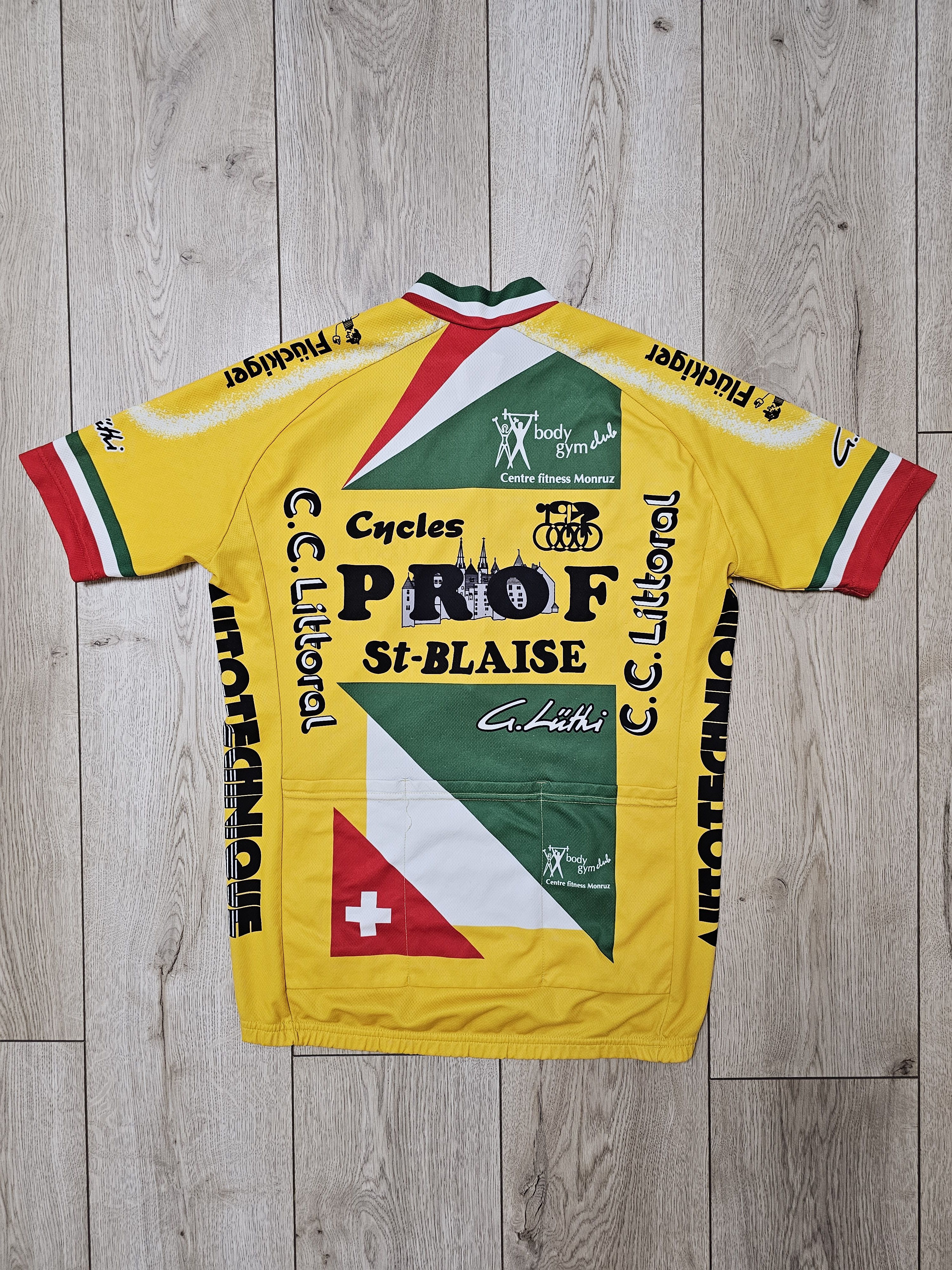All Sport × Vintage NALINI CYCLINC JERSEY SWITZERLAND VELO TEAM PROF SHIRT Size US M / EU 48-50 / 2 - 2 Thumbnail
