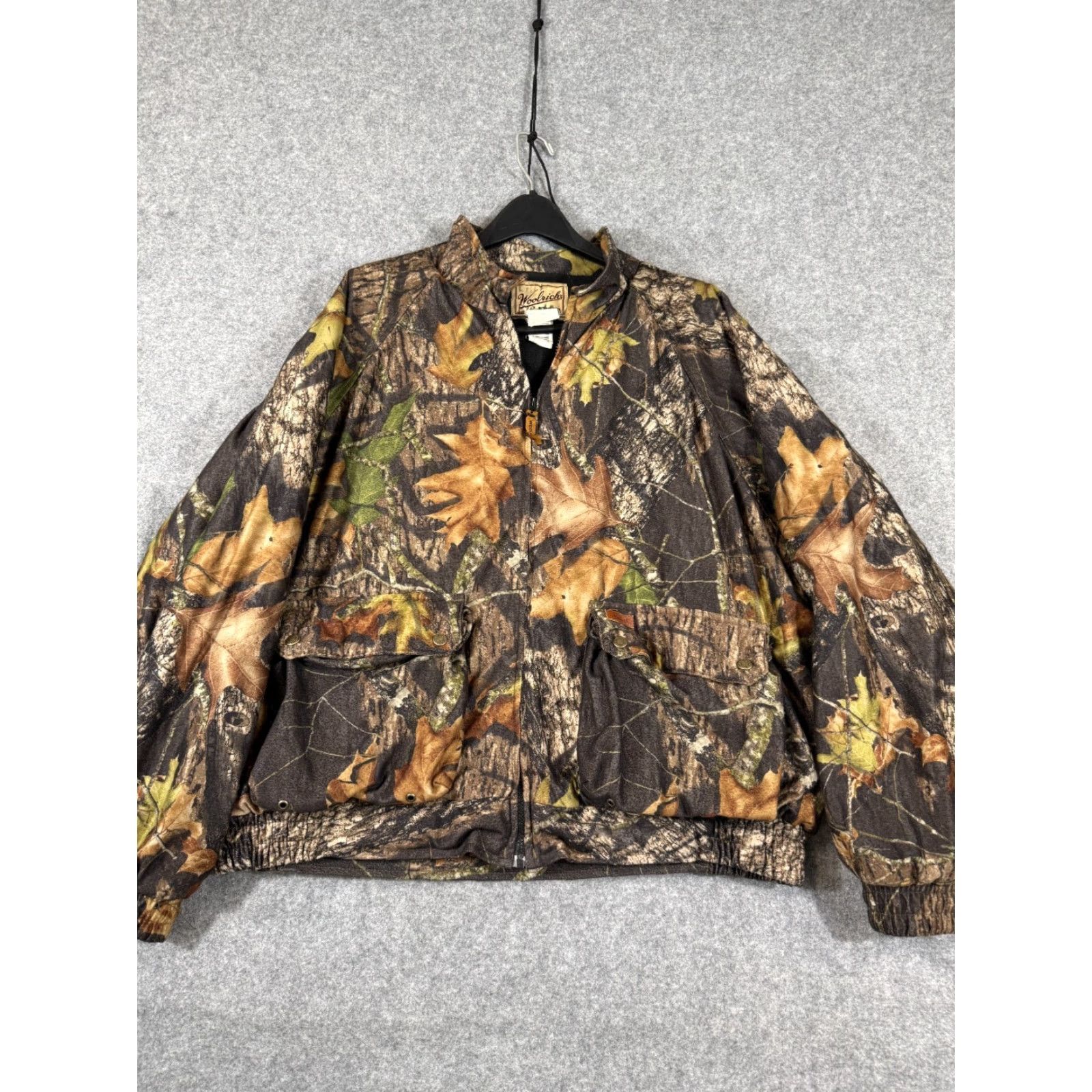 Vintage Woolrich Bomber Jacket Mens XL Realtree Camo Hooded Break Up Brown Woolrich Woolen Mills Camouflage Zip Mid-Length Pockets - Outdoor Hunting Men Size US XL / EU 56 / 4 - 3 Thumbnail