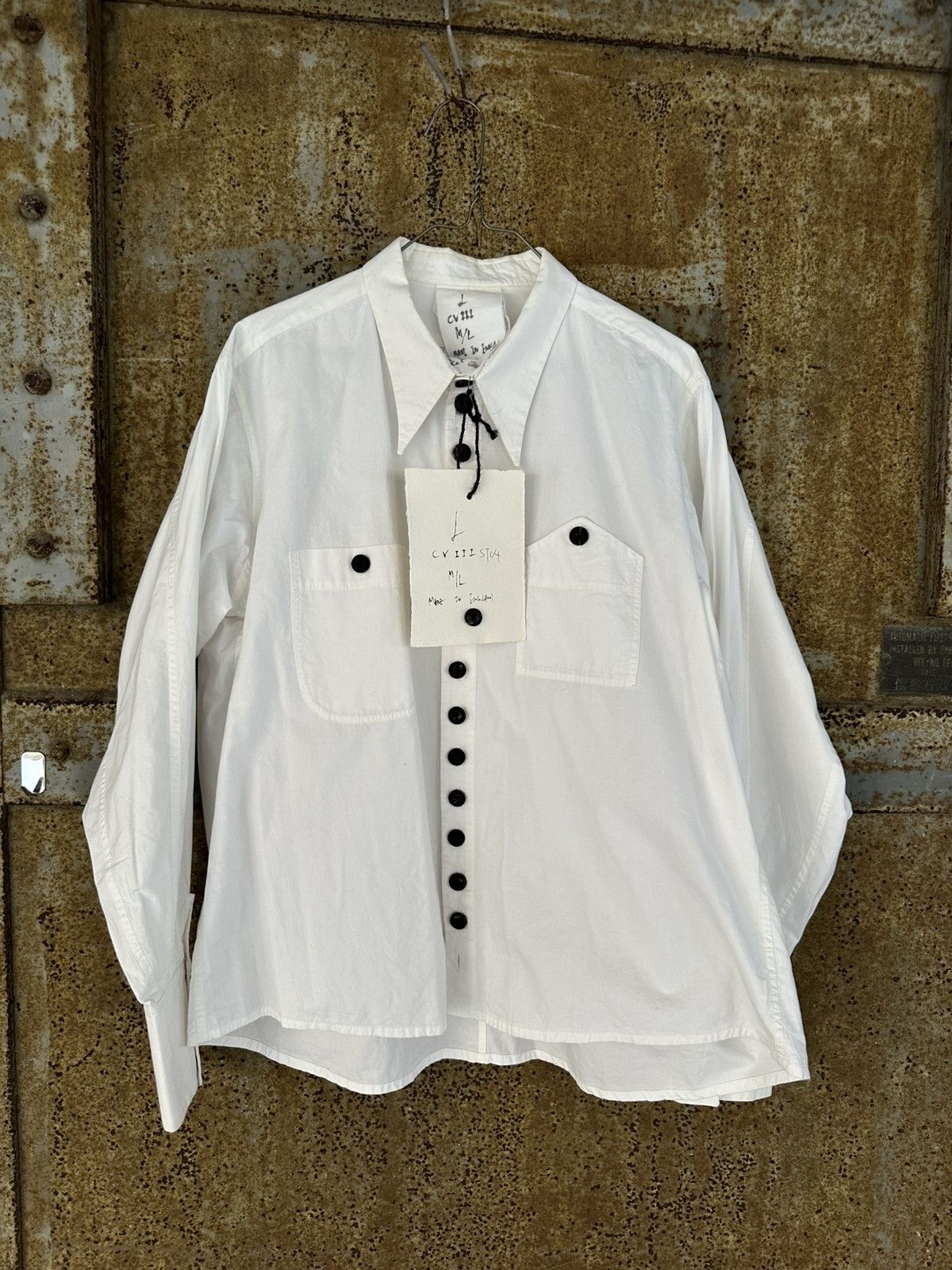 John Alexander Skelton John Alexander Skelton Odd pocket Shirt CXIV |  Grailed