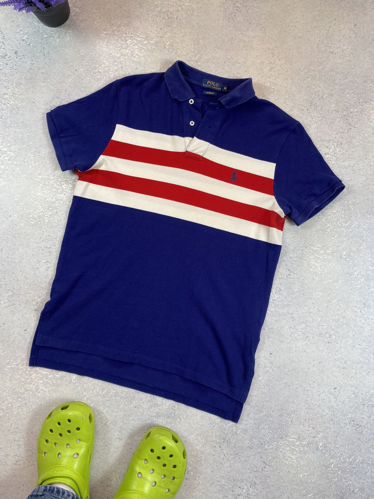 Polo Ralph Lauren × Ralph Lauren Polo Ralph Lauren Men’s Blue/Red polo size Medium Size US M / EU 48-50 / 2 - 1 Thumbnail