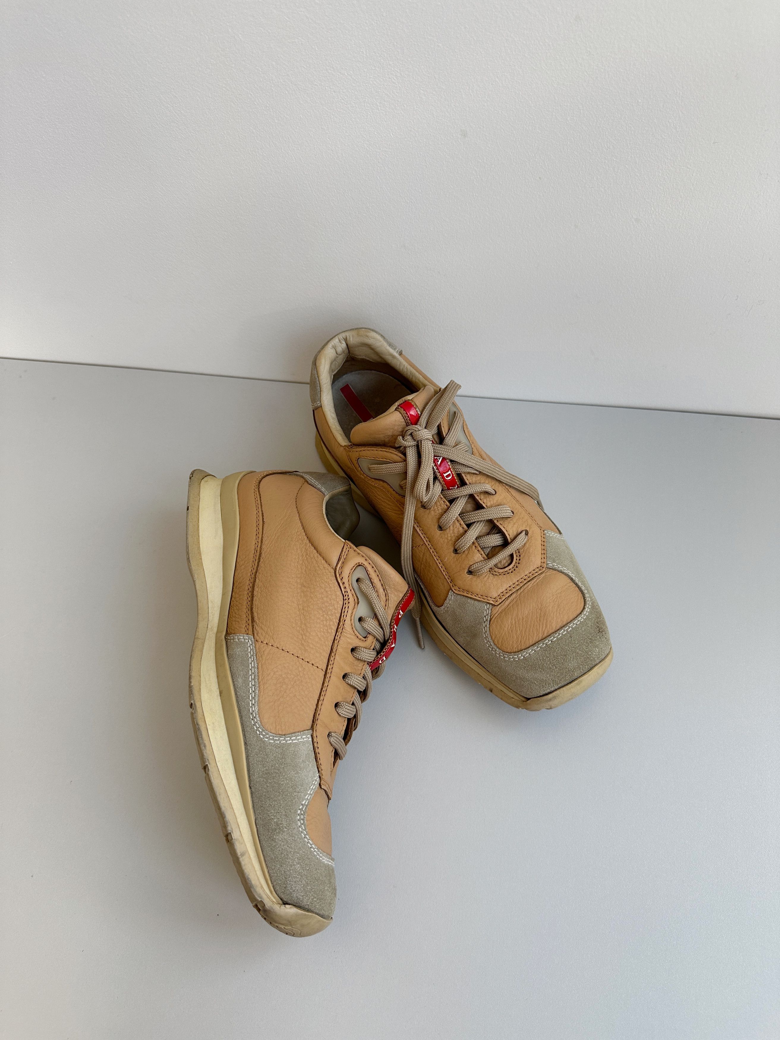 Prada Vintage Prada Low Runner Sneaker 25.5 cm Size US 10 / IT 40 - 2 Thumbnail