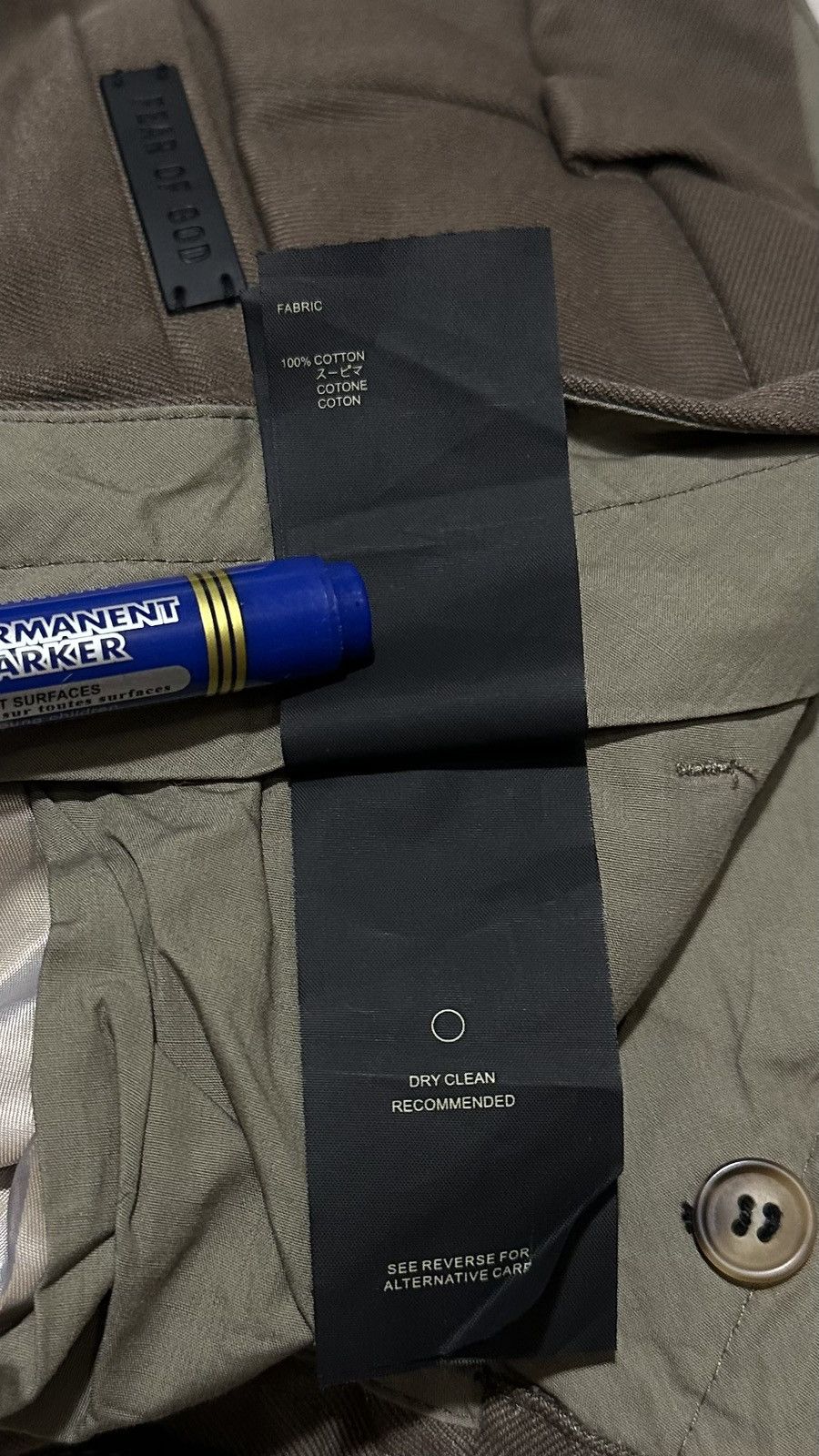 Japanese Brand Fear of God pants Size US 30 / EU 46 - 7 Thumbnail
