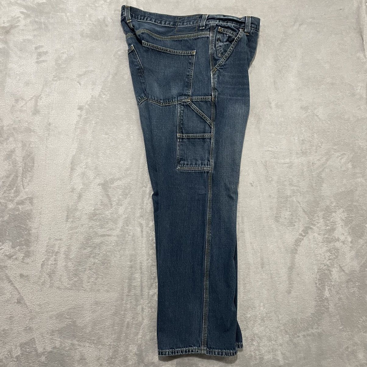 Levi's Vintage Clothing Vintage Levis Carpenter Jeans 38x32 Blue Y2K Baggy Fit Size US 38 / EU 54 - 13 Thumbnail