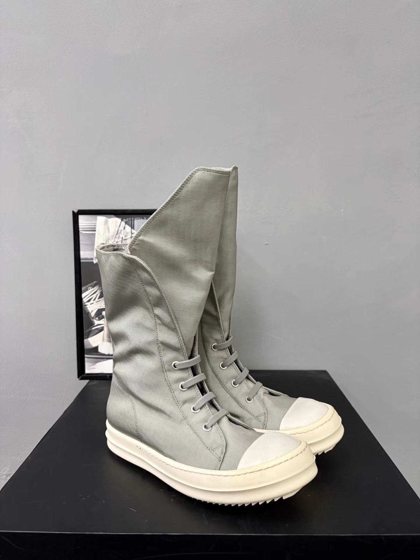 Rick Owens Rick Owens High-top Ankle Boots K34 Size US 6 / IT 36 - 3 Thumbnail