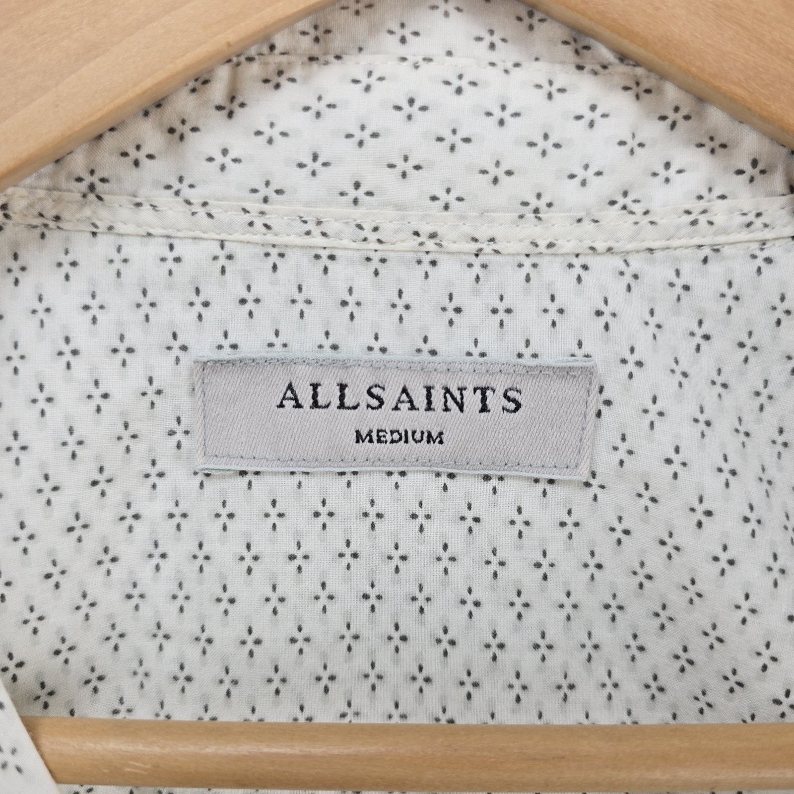 Allsaints AllSaints Shirt Mens Medium Nissen Short Sleeve Button Down Size US M / EU 48-50 / 2 - 5 Thumbnail