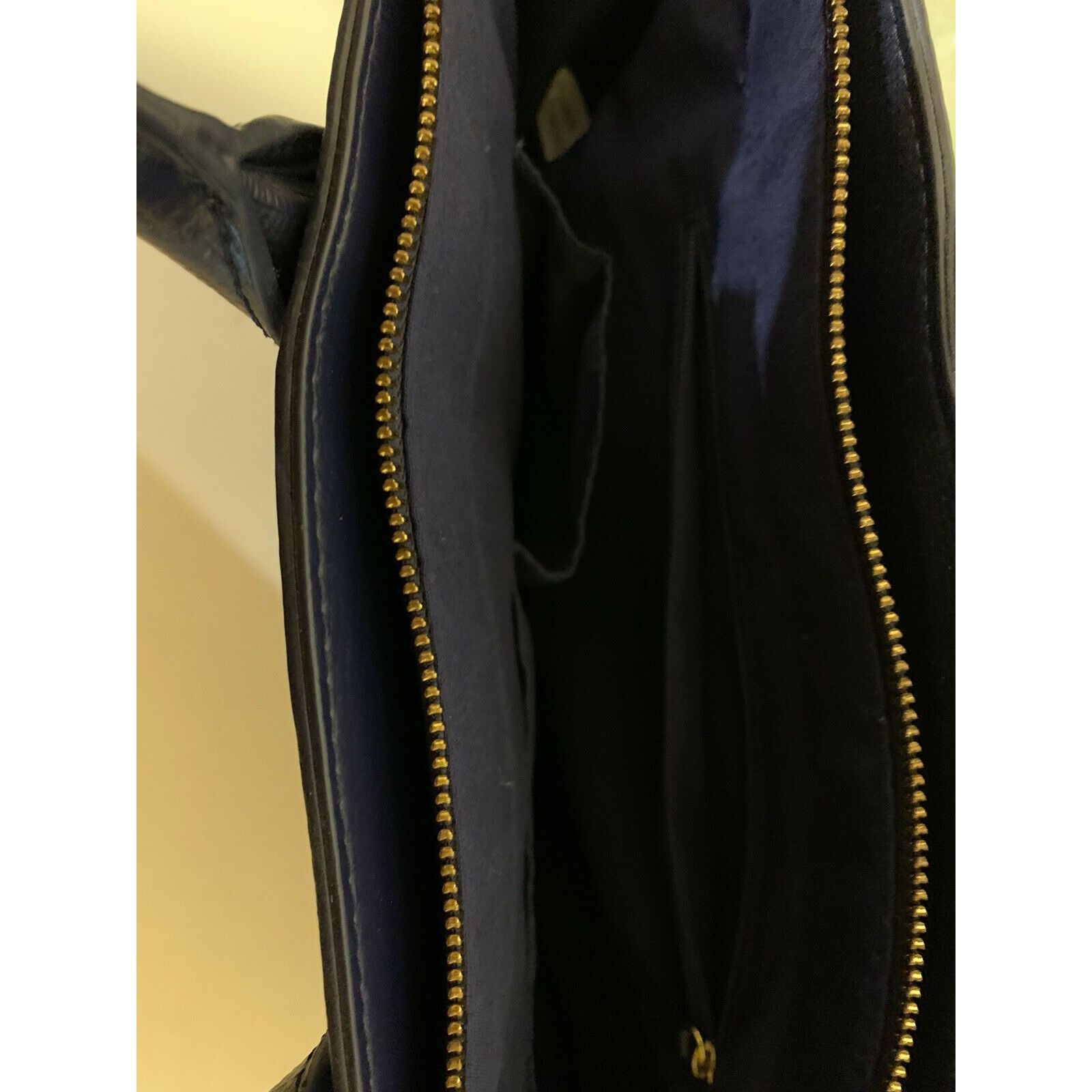 Other Joy Mangano Leather Purse Blue Size ONE SIZE - 8 Thumbnail