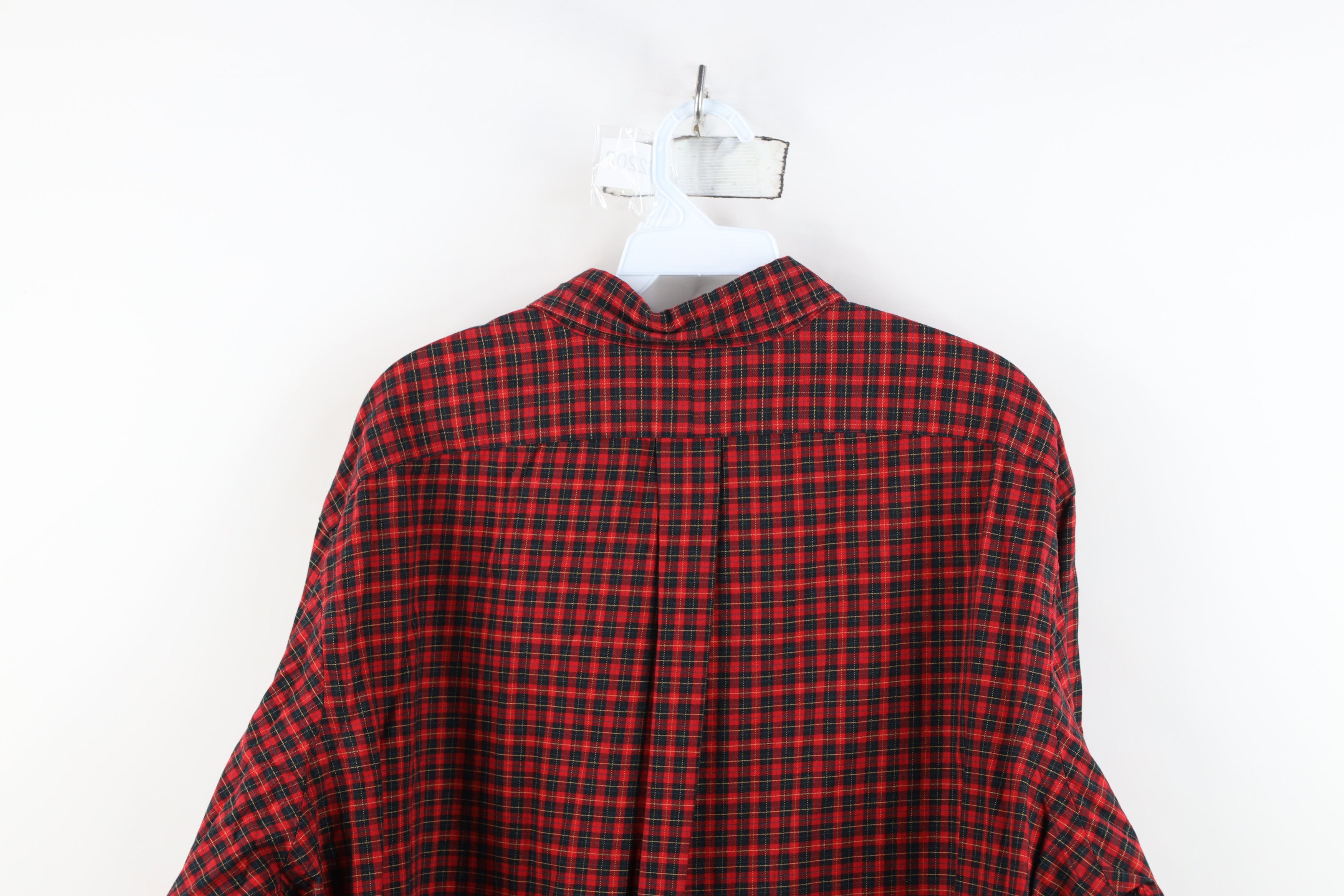 Ralph Lauren Vintage 90s Ralph Lauren Button Down Shirt Red Plaid Size US XL / EU 56 / 4 - 11 Thumbnail