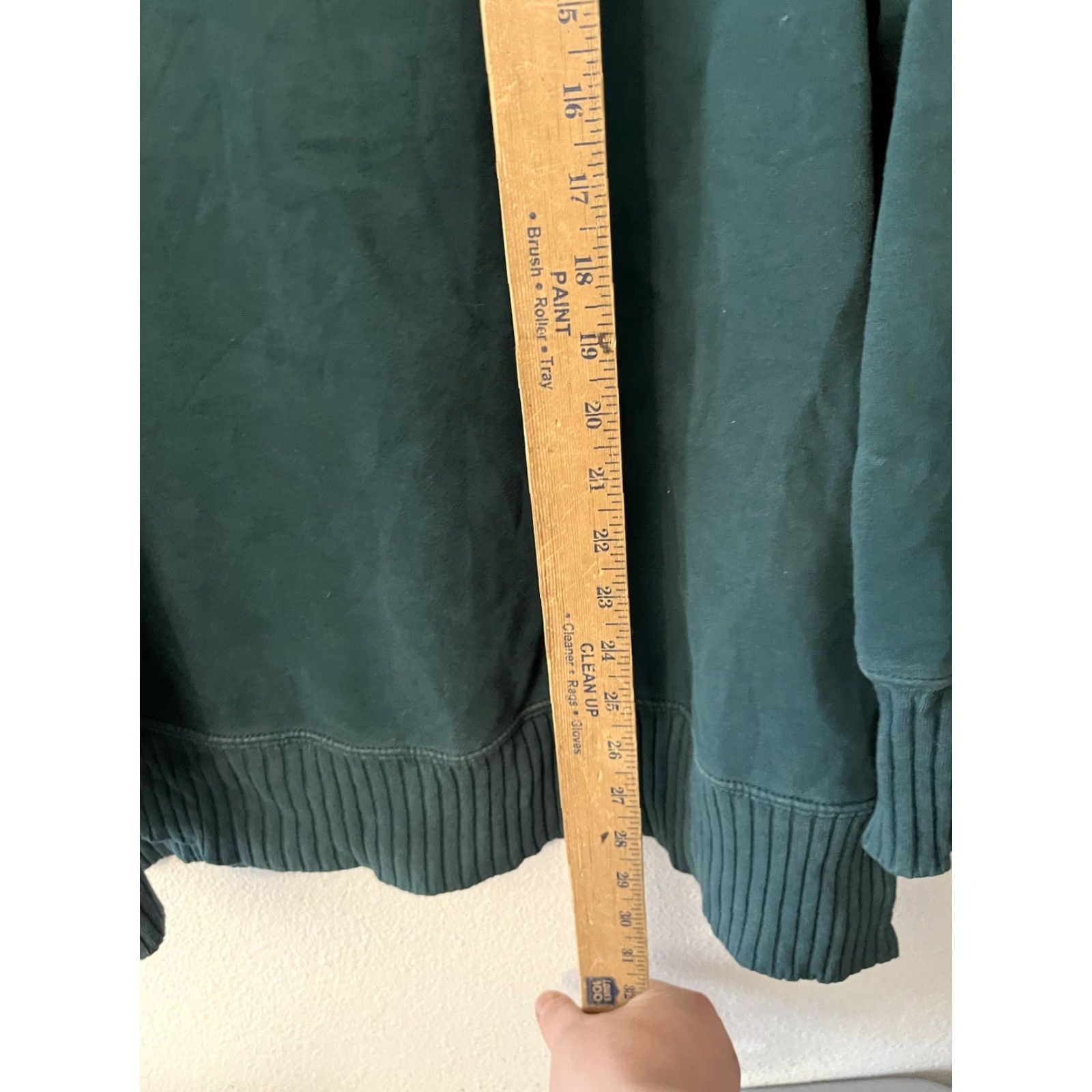 American Eagle Outfitters American Eagle Outfitters Hoodie Women L Green Pullover Knit Relaxed 90s Bohemian Sports Casual Activewear" Size L / US 10 / IT 46 - 4 Thumbnail