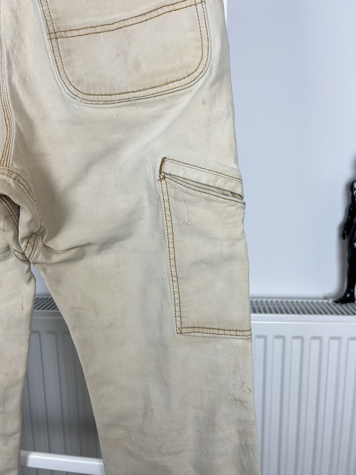 Carhartt × Vintage Crazy sun faded distressed carhartt double knee denim Size US 32 / EU 48 - 12 Thumbnail