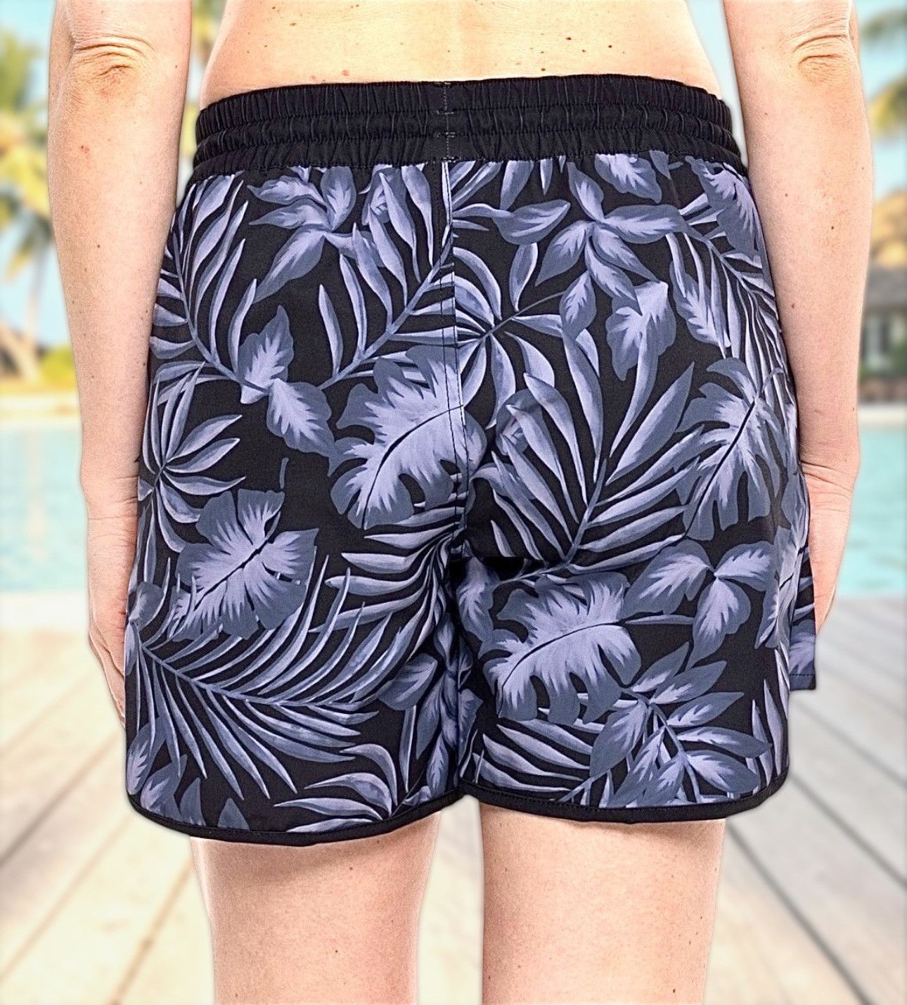 Volcom Volcom Paradise Womens Dreamer Boyfriend Shorts UPF 50+ sz M Size 31" - 2 Thumbnail