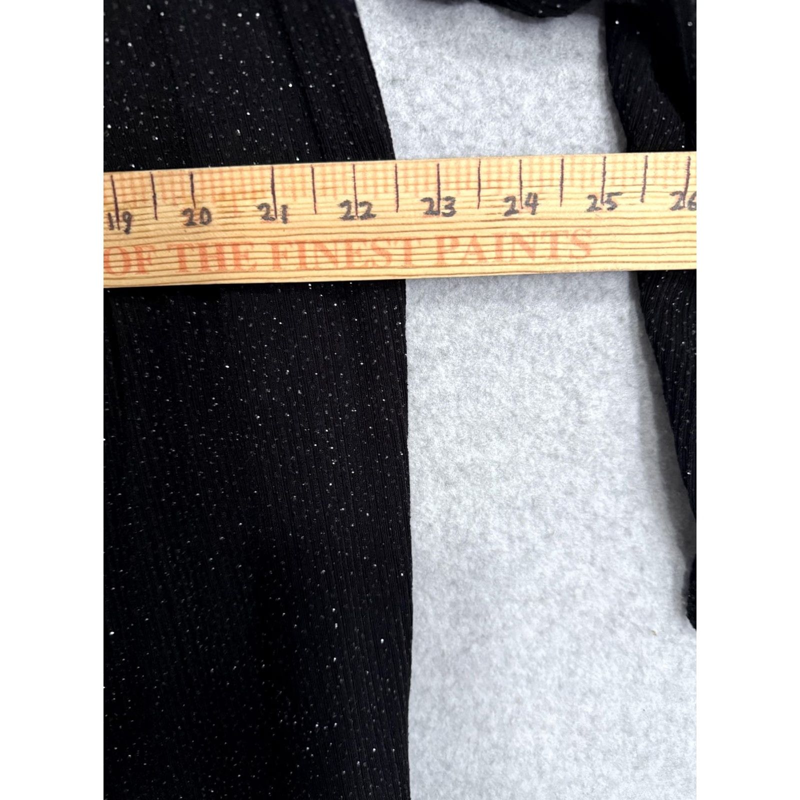 Vintage VINTAGE Cardigan Sweater Womens XL Black Glitter Open Front Knit Evening Longline Duster Size XL / US 12-14 / IT 48-50 - 6 Thumbnail