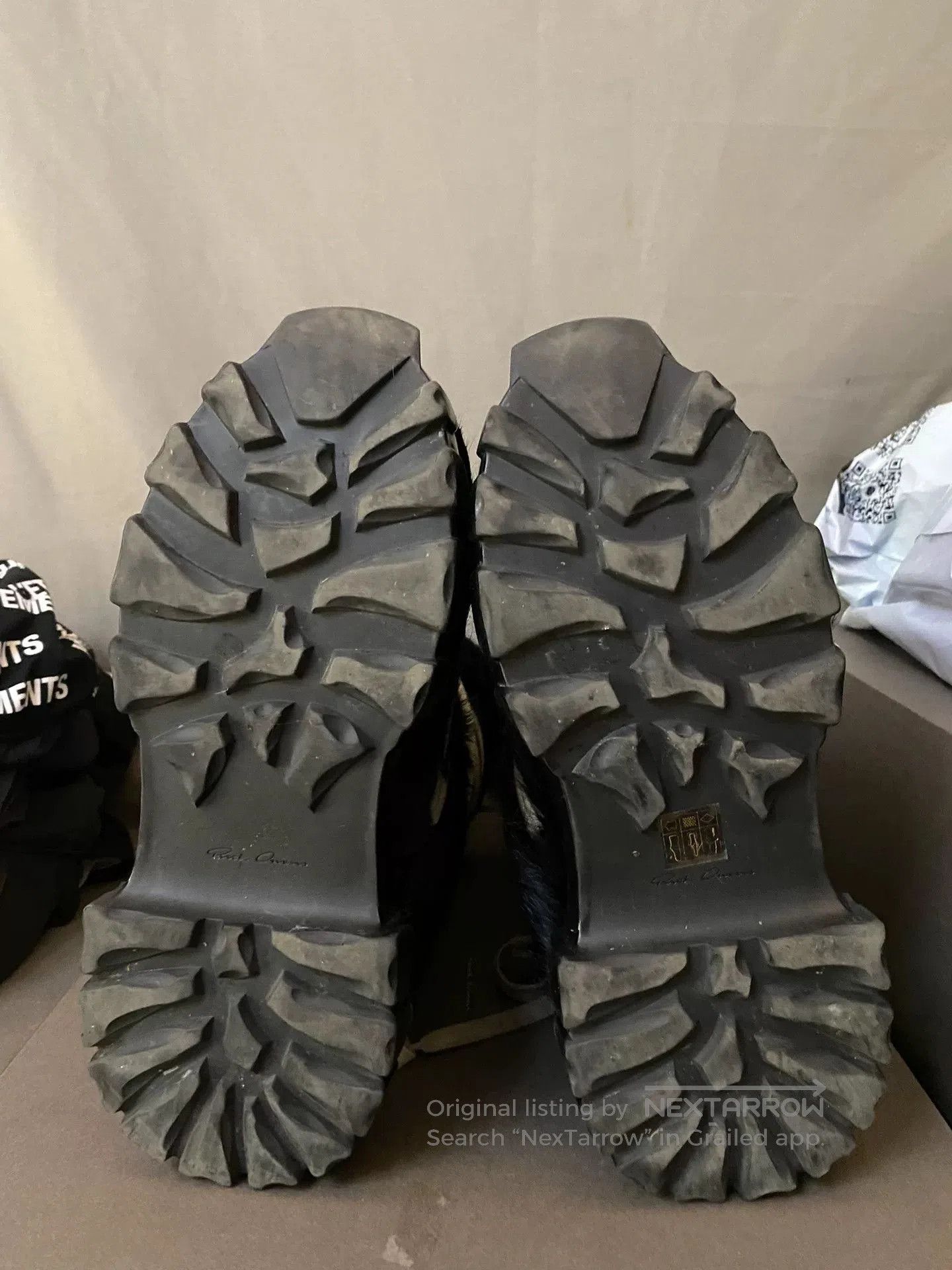 Rick Owens rick owens fur lace-up snow boots. Size US 7.5 / IT 37.5 - 5 Thumbnail