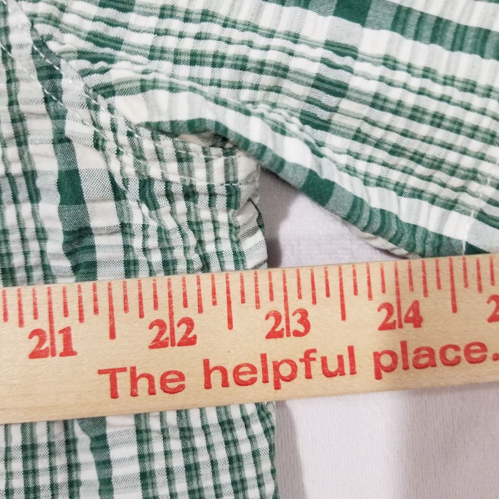 Eddie Bauer Eddie Bauer Shirt Mens Large Seersucker Short Sleeve Classic Size US L / EU 52-54 / 3 - 6 Thumbnail