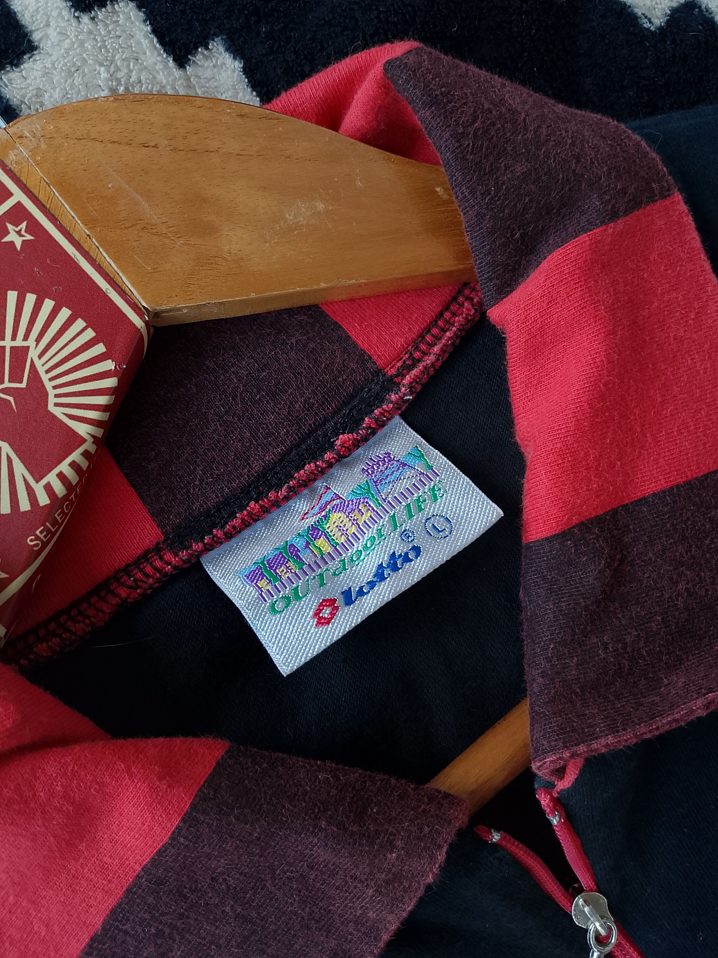 Lotto Sport Rare Vintage 90s Lotto x AC Milan Half-Zip Sweatshirt Size US L / EU 52-54 / 3 - 10 Thumbnail
