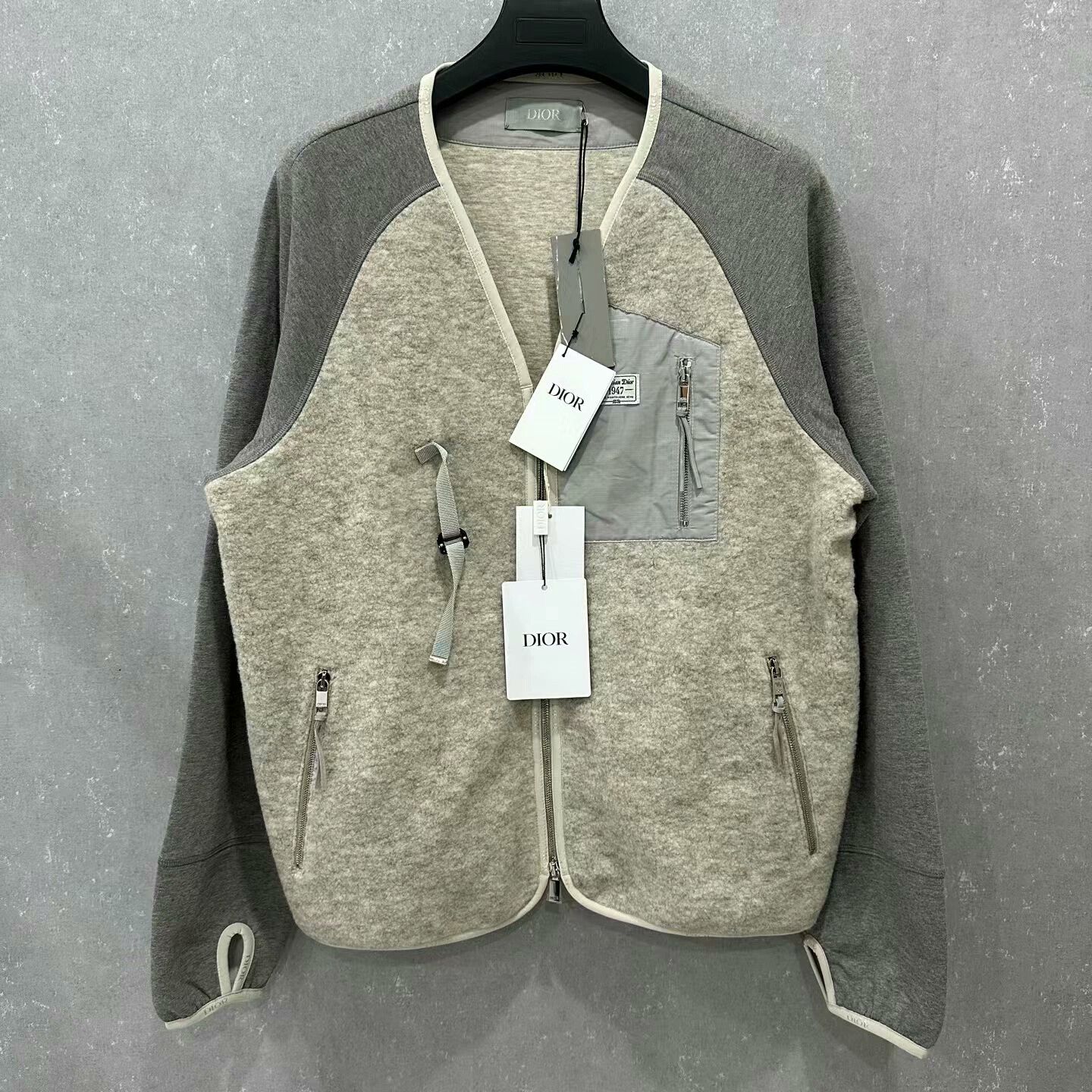 Dior Dior Teddy Jacket with Logo Embroidery Size US XL / EU 56 / 4 - 1 Thumbnail