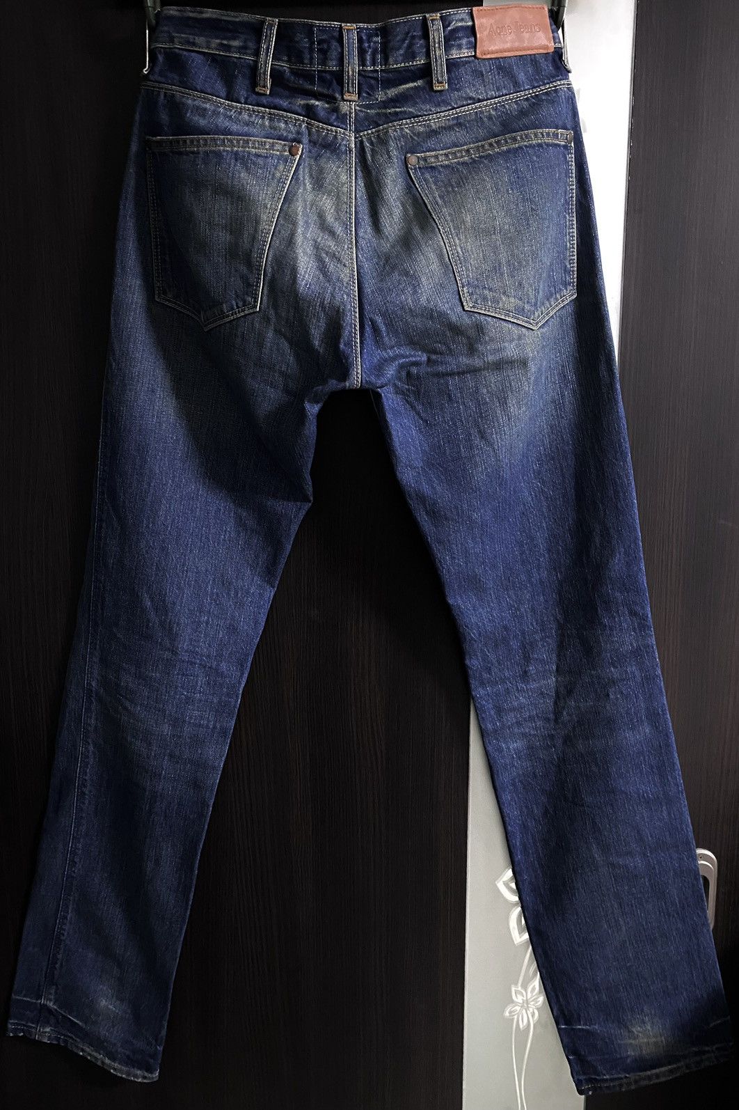 Acne Studios Acne Action Jeans Max Lost&Found Washed Stitched Dyed Jeans Size US 30 / EU 46 - 3 Thumbnail