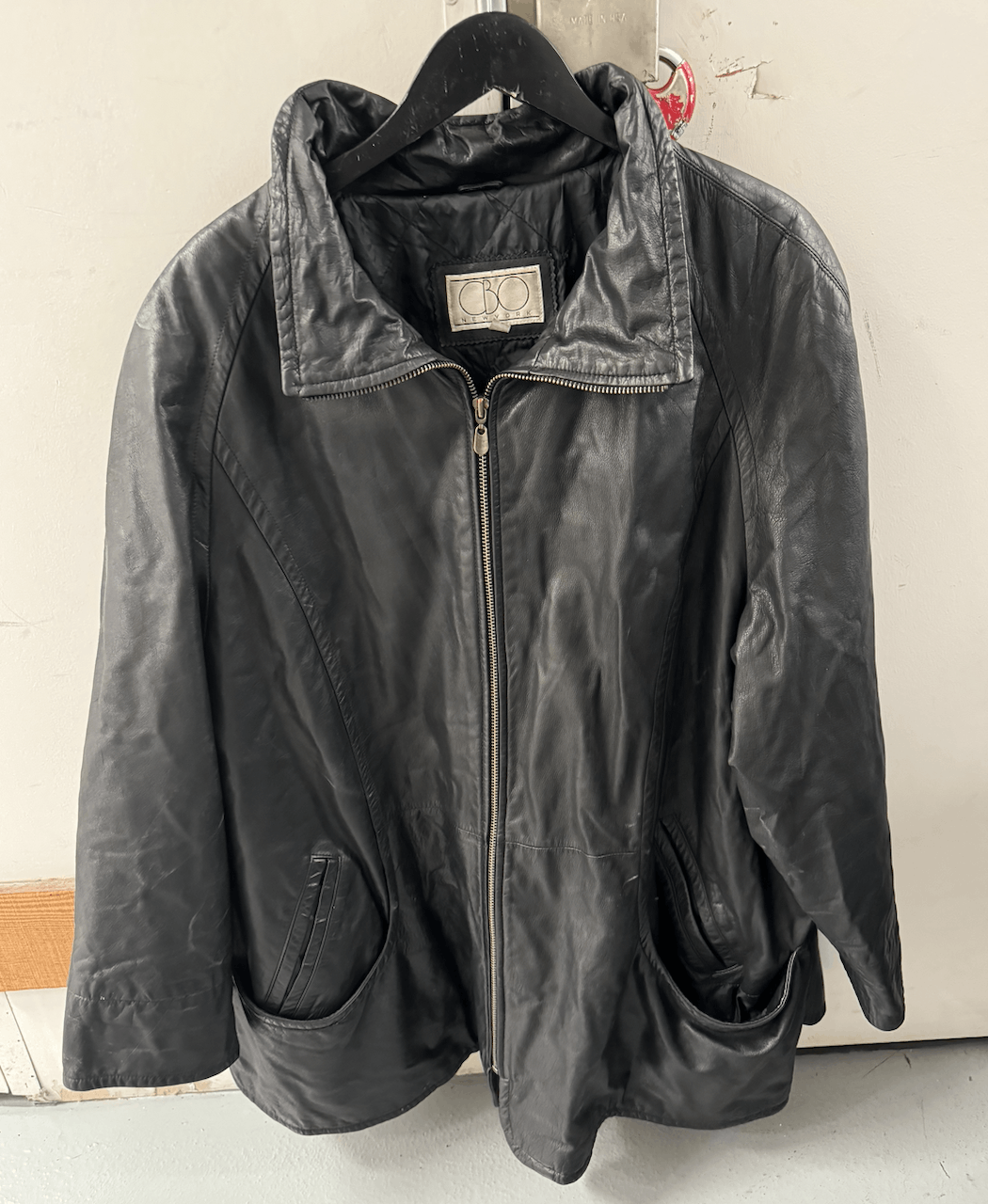 Vintage Vintage CBO Leather Jacket Size 4XL / US 24-26 - 1 Thumbnail