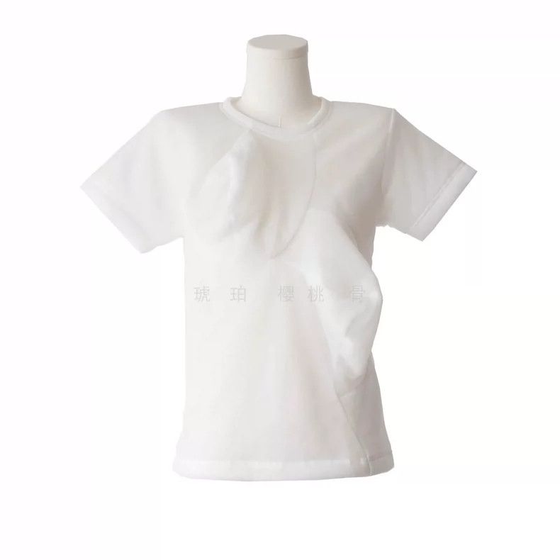 Comme des Garcons Comme Des Garcons Short Sleeve T-Shirt with Quilted Bubble Size XS / US 0-2 / IT 36-38 - 1 Thumbnail