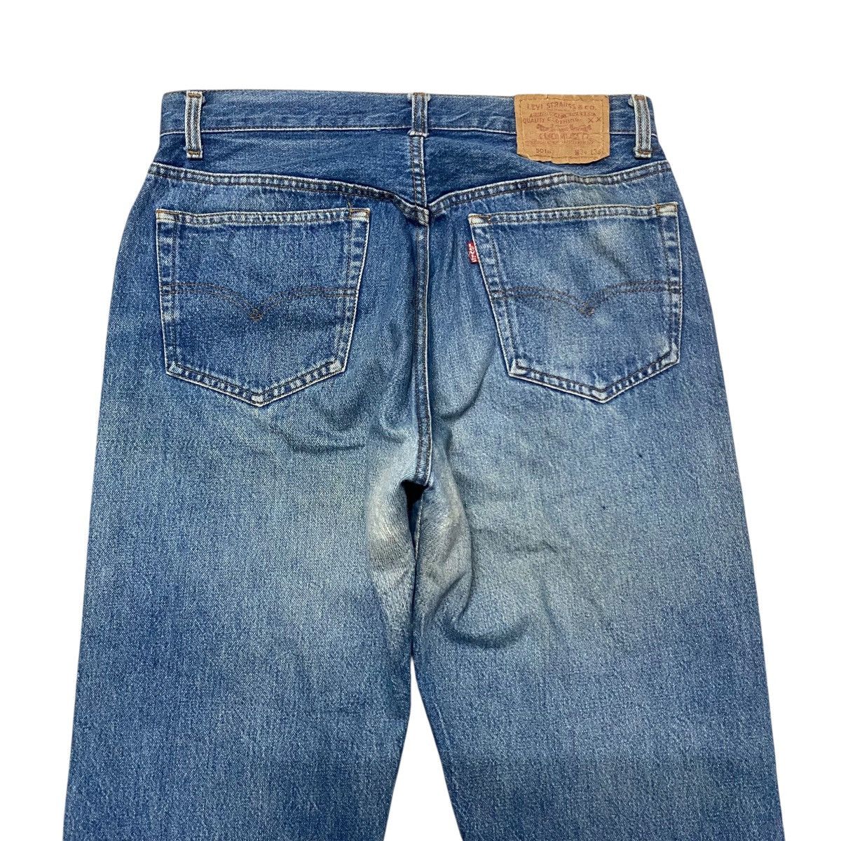 Levi's Vintage 80s Levis 501xx Distressed Jeans Size US 32 / EU 48 - 9 Thumbnail