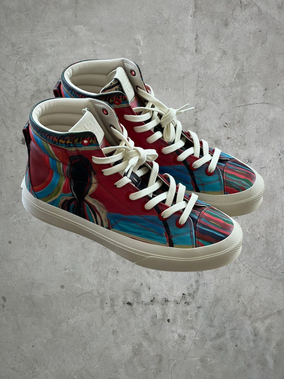 Givenchy Givenchy City High Leather Sneakers Size US 10 / EU 43 - 3 Thumbnail