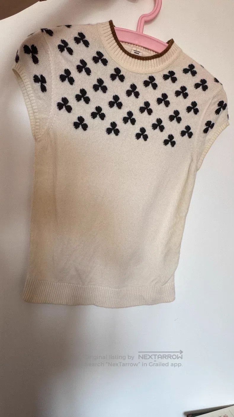 Hermes Hermes Cashmere knit short-sleeved T-shirt Size XXS / US 00 / IT 34 - 1 Thumbnail