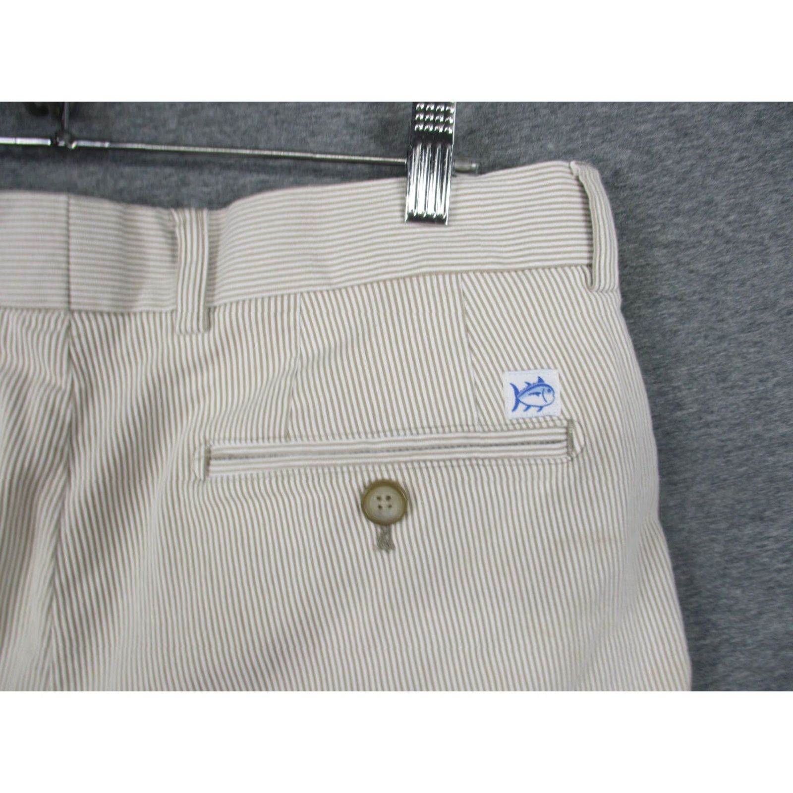 Southern Tide VINTAGE Southern Tide Shorts Men's 32 Gulf Skipjack Khaki Striped Size US 32 / EU 48 - 6 Thumbnail