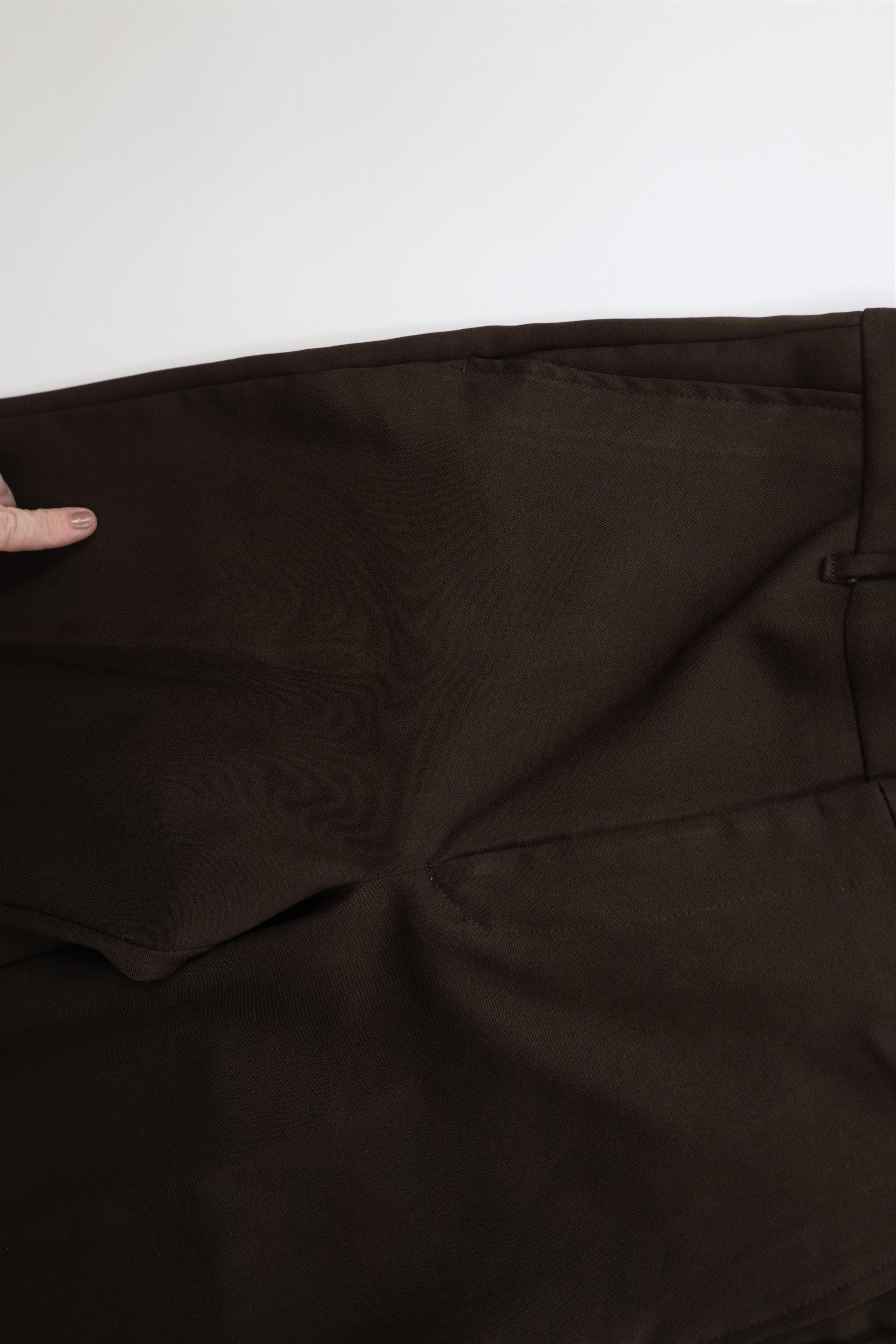 Vintage Vintage 70s Streetwear Knit Flared Chino Pants Brown USA Size US 32 / EU 48 - 6 Thumbnail