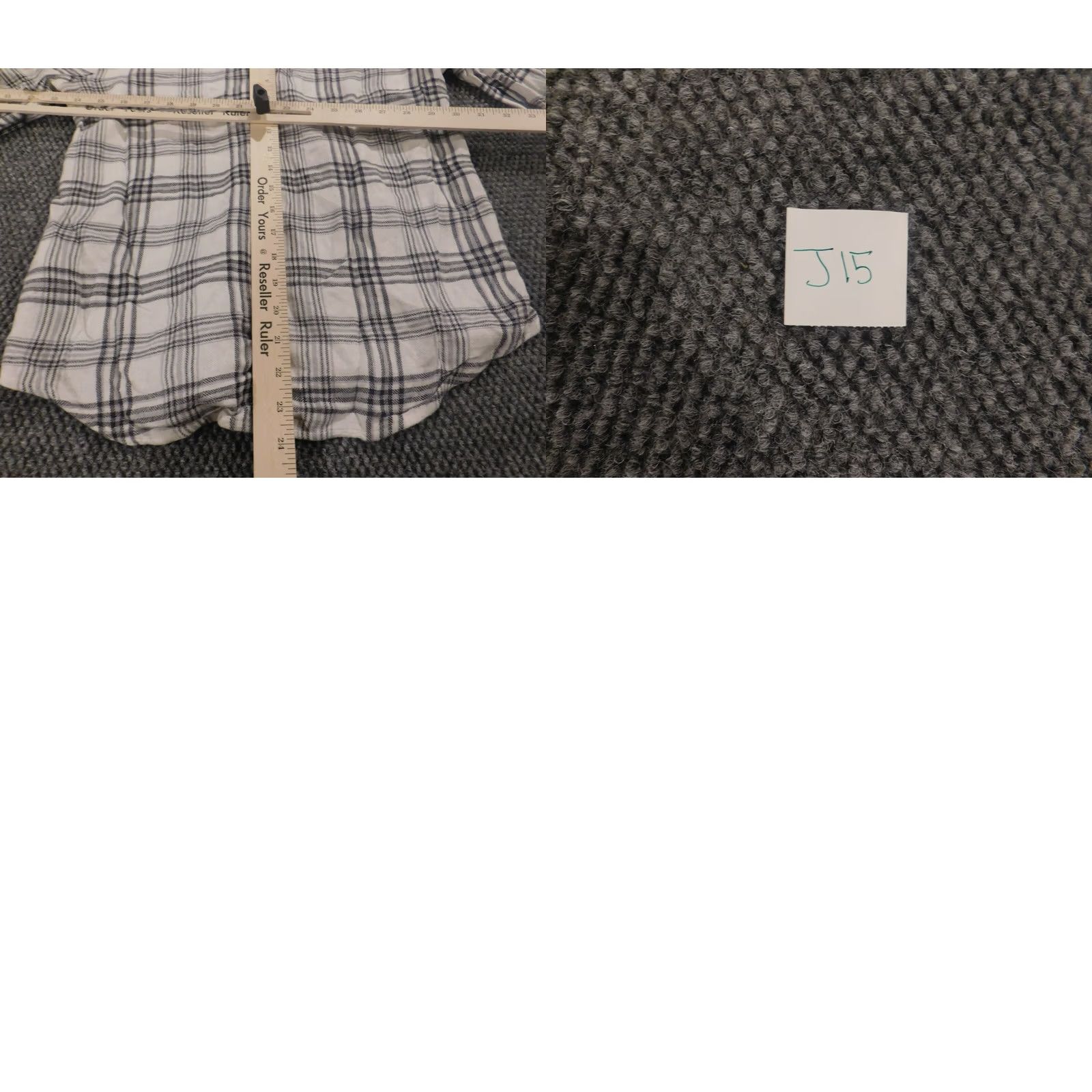 Calvin Klein Calvin Klein Blouse Women S Gray Plaid Crew Neck Long Sleeve Pullover Casual Viscose Rayon Regular Stretch Classic Basic Size S Size S / US 4 / IT 40 - 9 Thumbnail