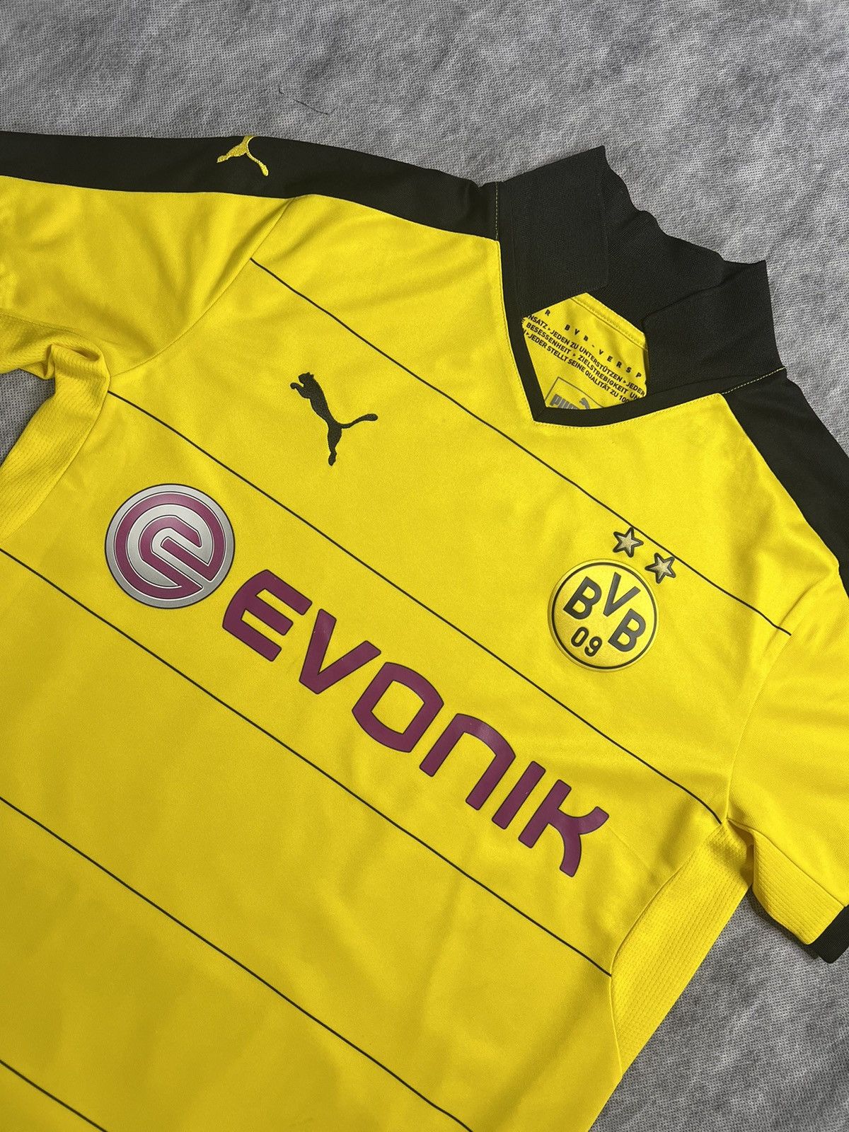 Puma Borussia Dortmund Cup T-Shirt Jersey Soccer Size US M / EU 48-50 / 2 - 2 Thumbnail