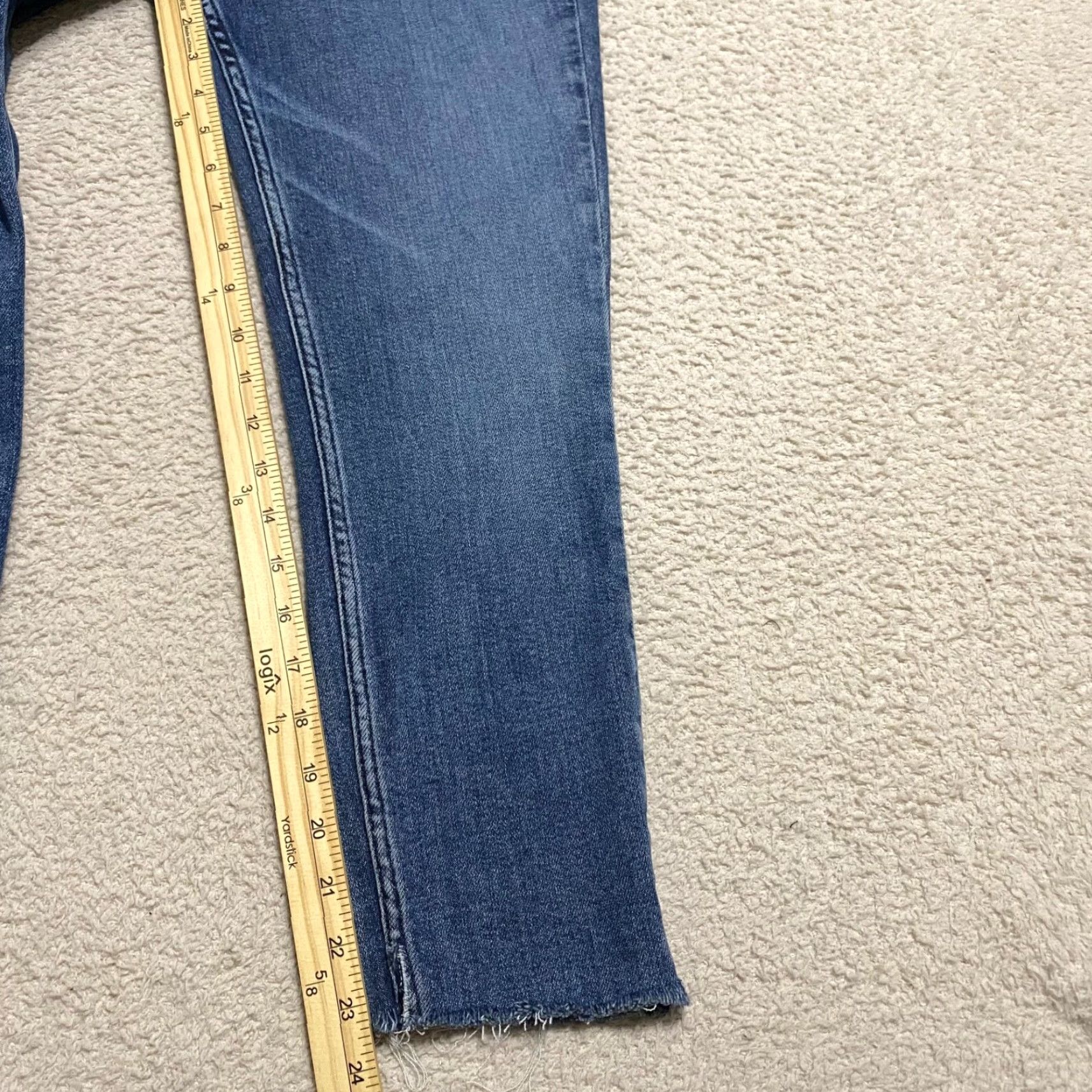 Silver Jeans Co. Silver Jeans Womens Jeans Cropped 28 Blue Denim Mid Rise 5-Pocket 23in Inseam Womens Size 28" / US 6 / IT 42 - 3 Thumbnail