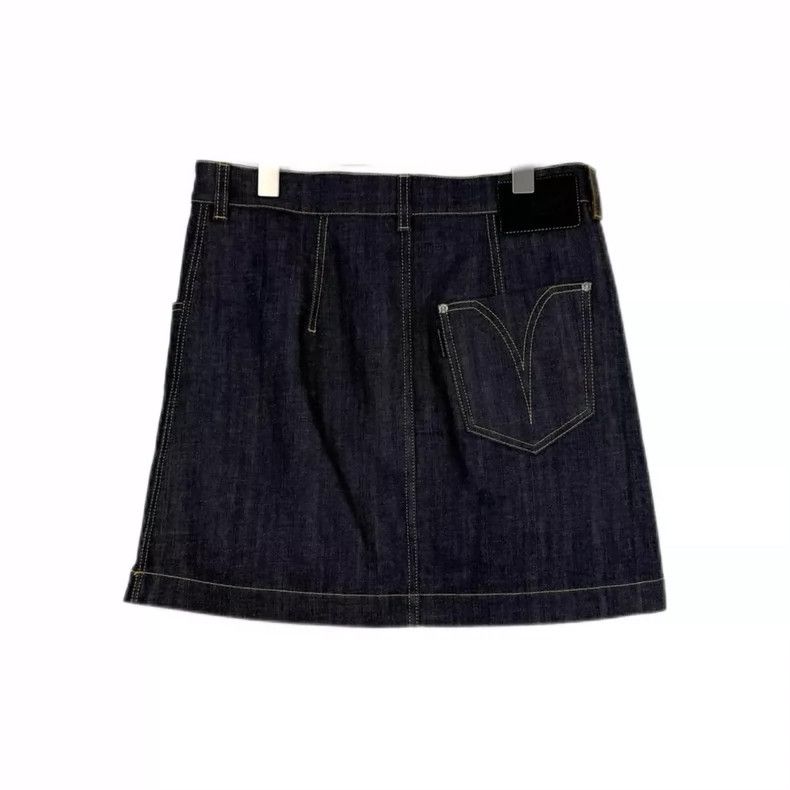 Louis Vuitton Louis Vuitton Washed dark blue presbyopic leather label stu Size 37" - 2 Thumbnail
