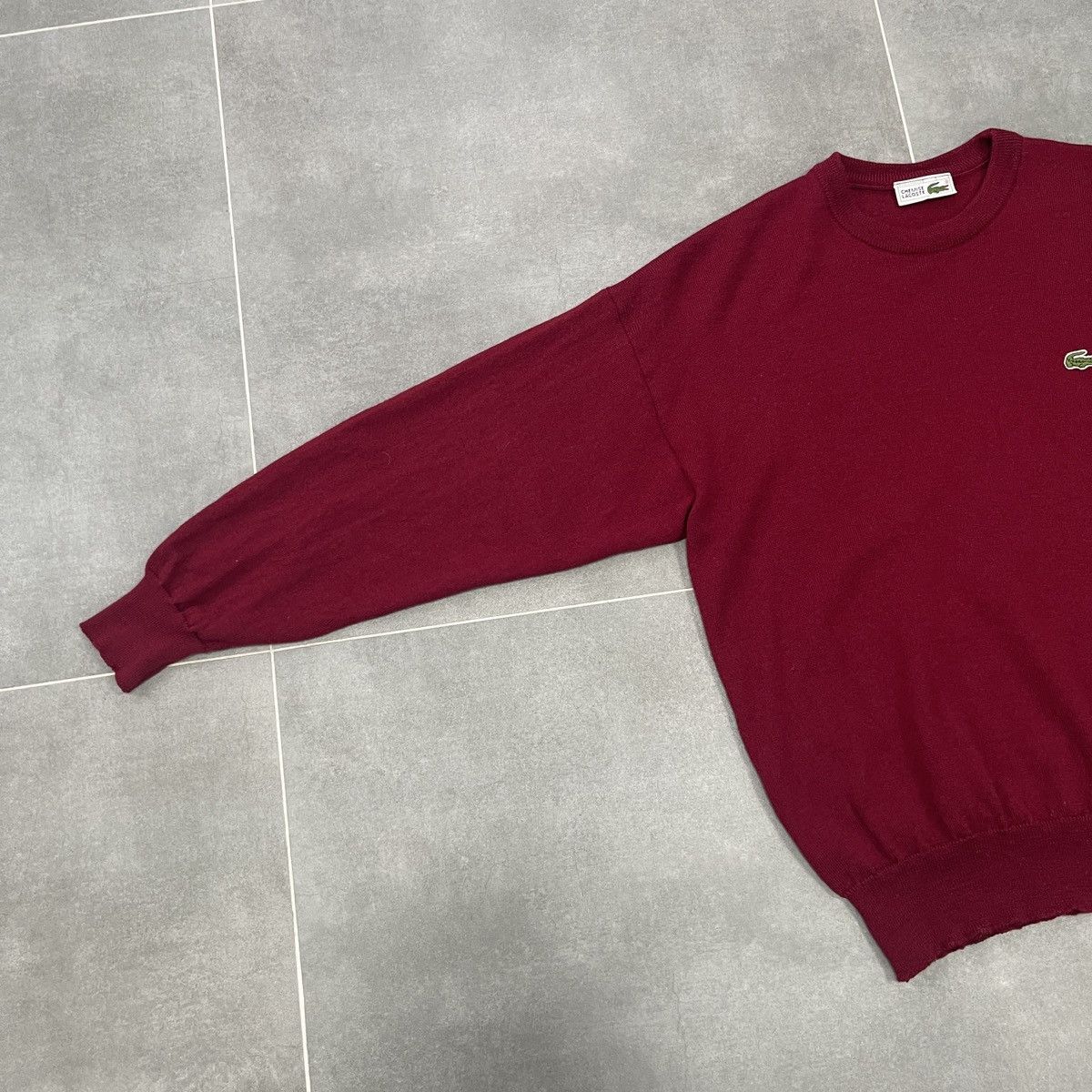 Lacoste × Vintage Vintage Lacoste Chemise Wool Sweater Size 5 (M) Size US M / EU 48-50 / 2 - 4 Thumbnail